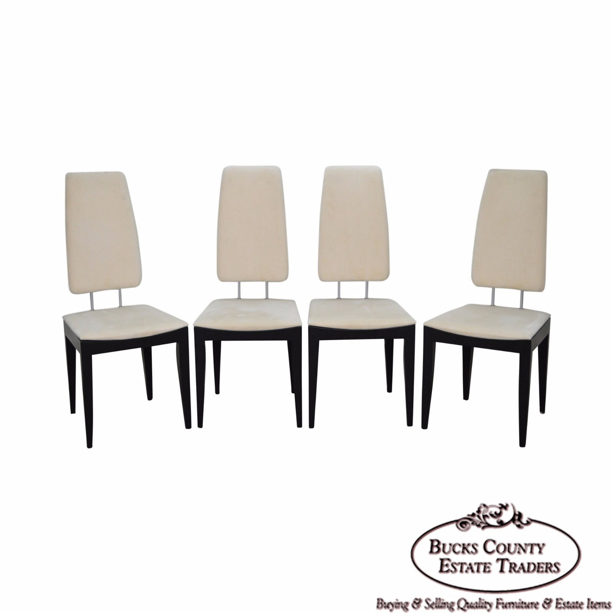 Peter Maly for Tonon Set of 4 Italian Modern Design Dining Chairs