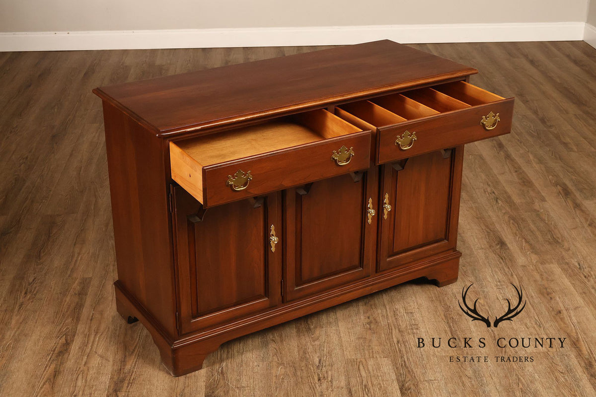Ethan Allen Chippendale Style Cherry Buffet