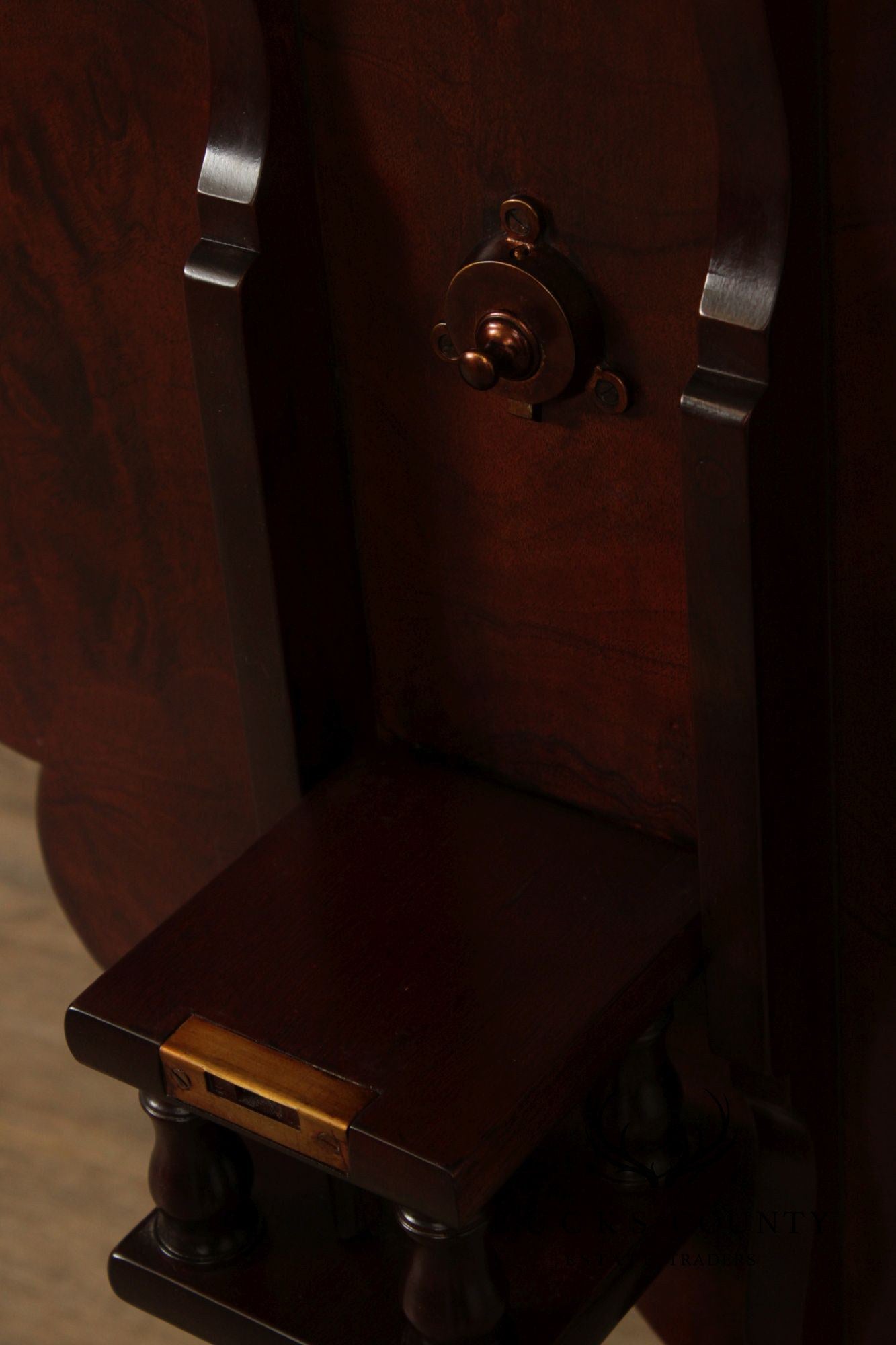 Baker Furniture Georgian Style Tilt Top Mahogany Tea Table