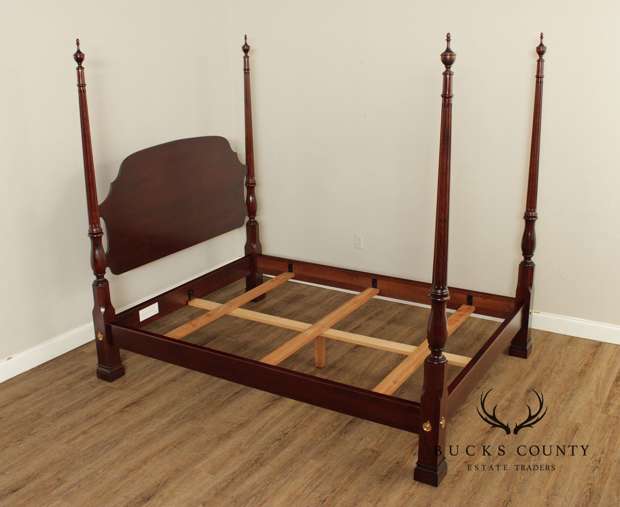 Stickley Cherry Queen Poster Bed