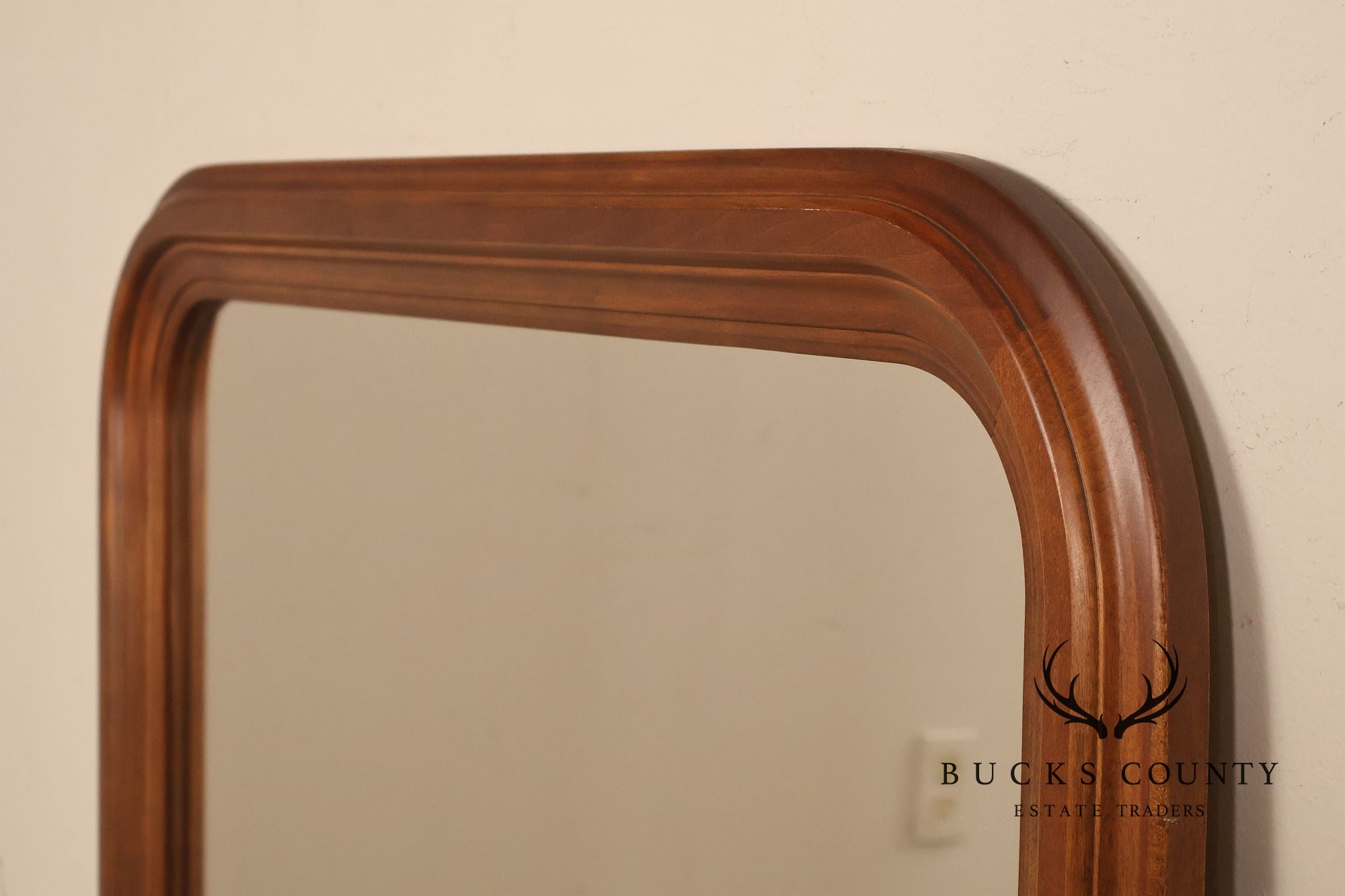 HPL Mobilier Wood Framed Dresser Mirror
