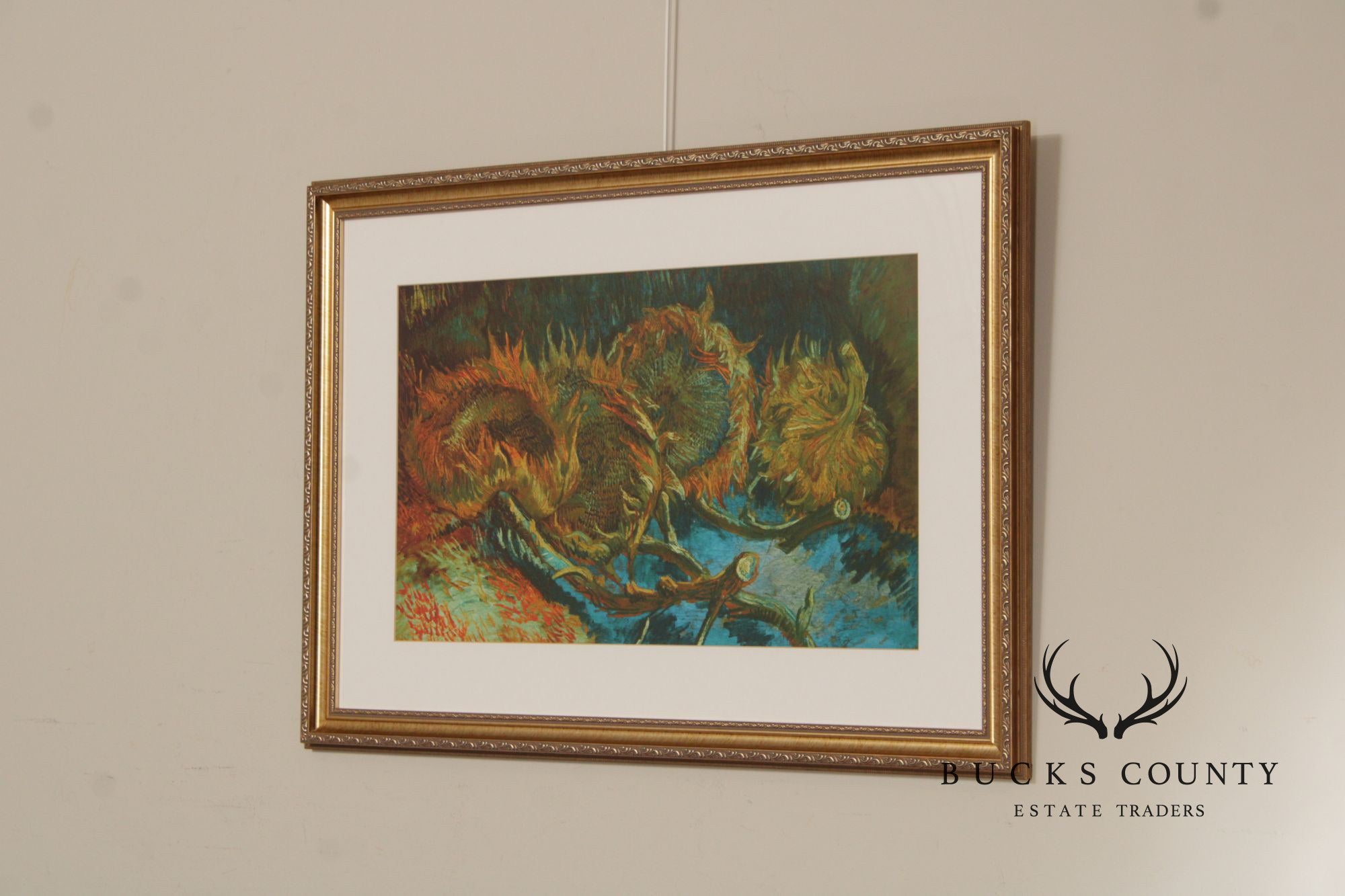 Vincent Van Gogh Reproduction Print, 'Four Cut Sunflowers'