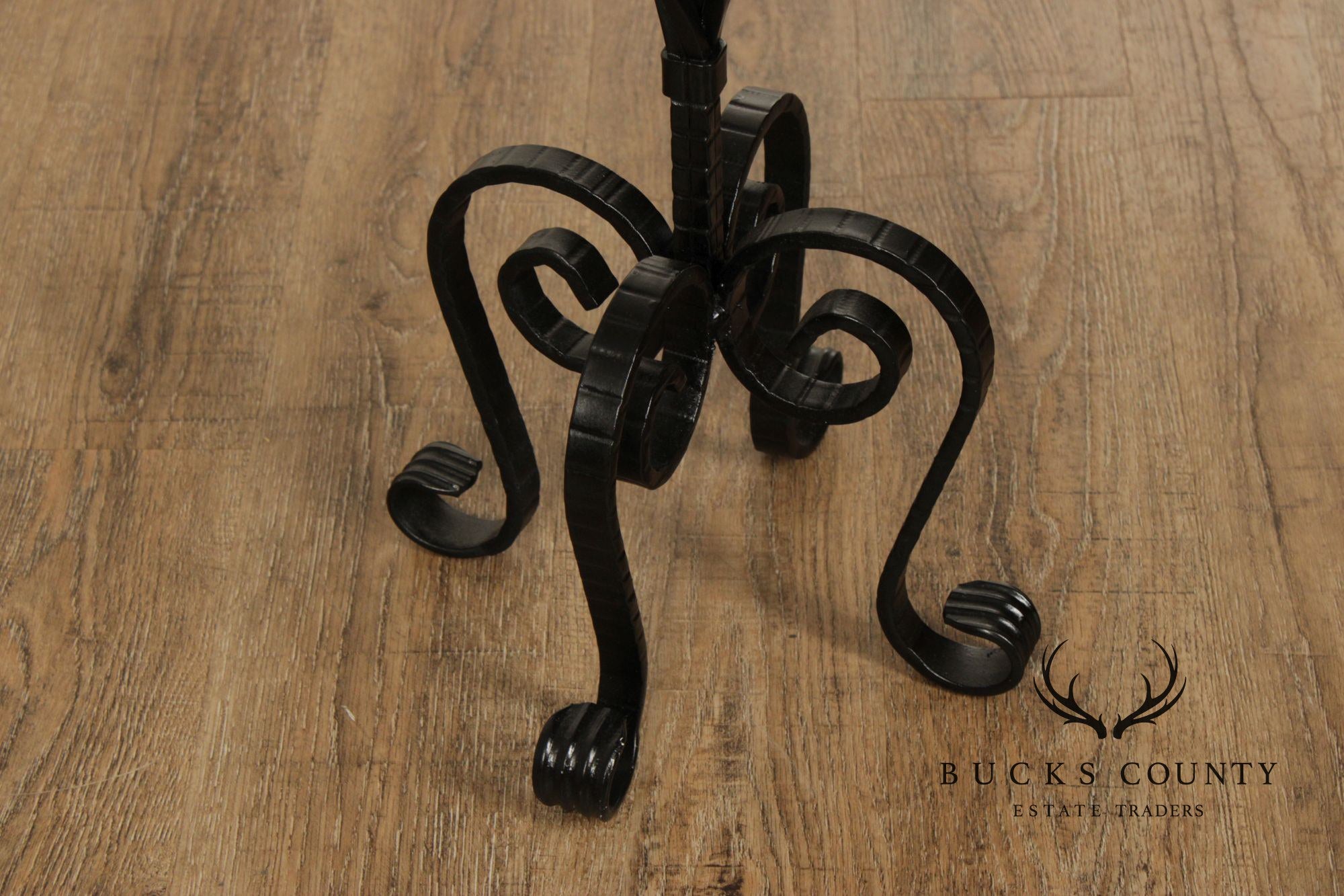 Vintage Wrought Iron Candlestand
