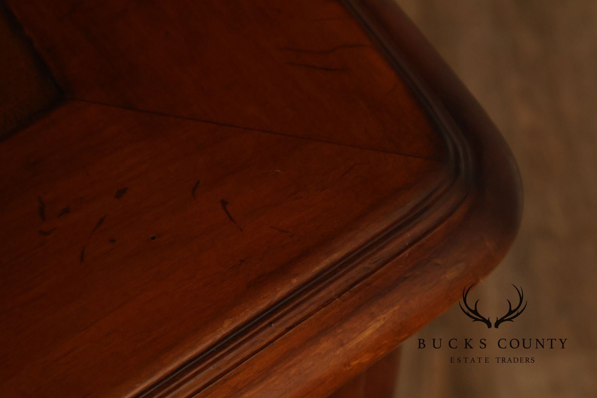 Sligh Traditional Style Leather Top Executive Desk