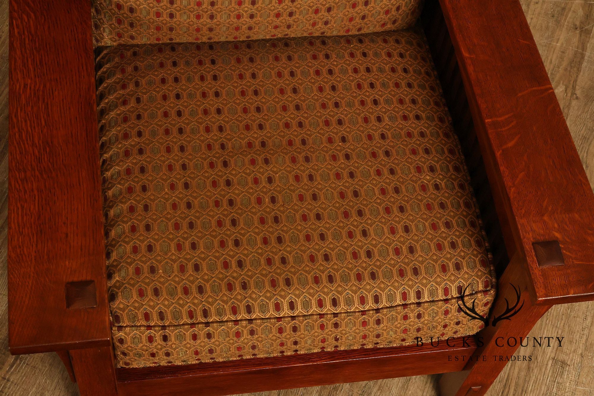 Stickley Mission Collection Oak Spindle Morris Chair