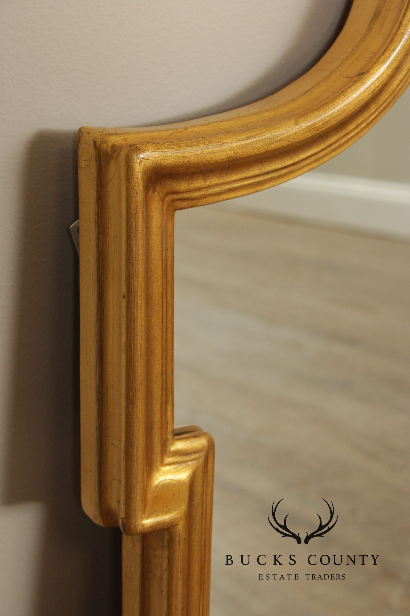 Hollywood Regency Style Scrollwork Wall Mirror