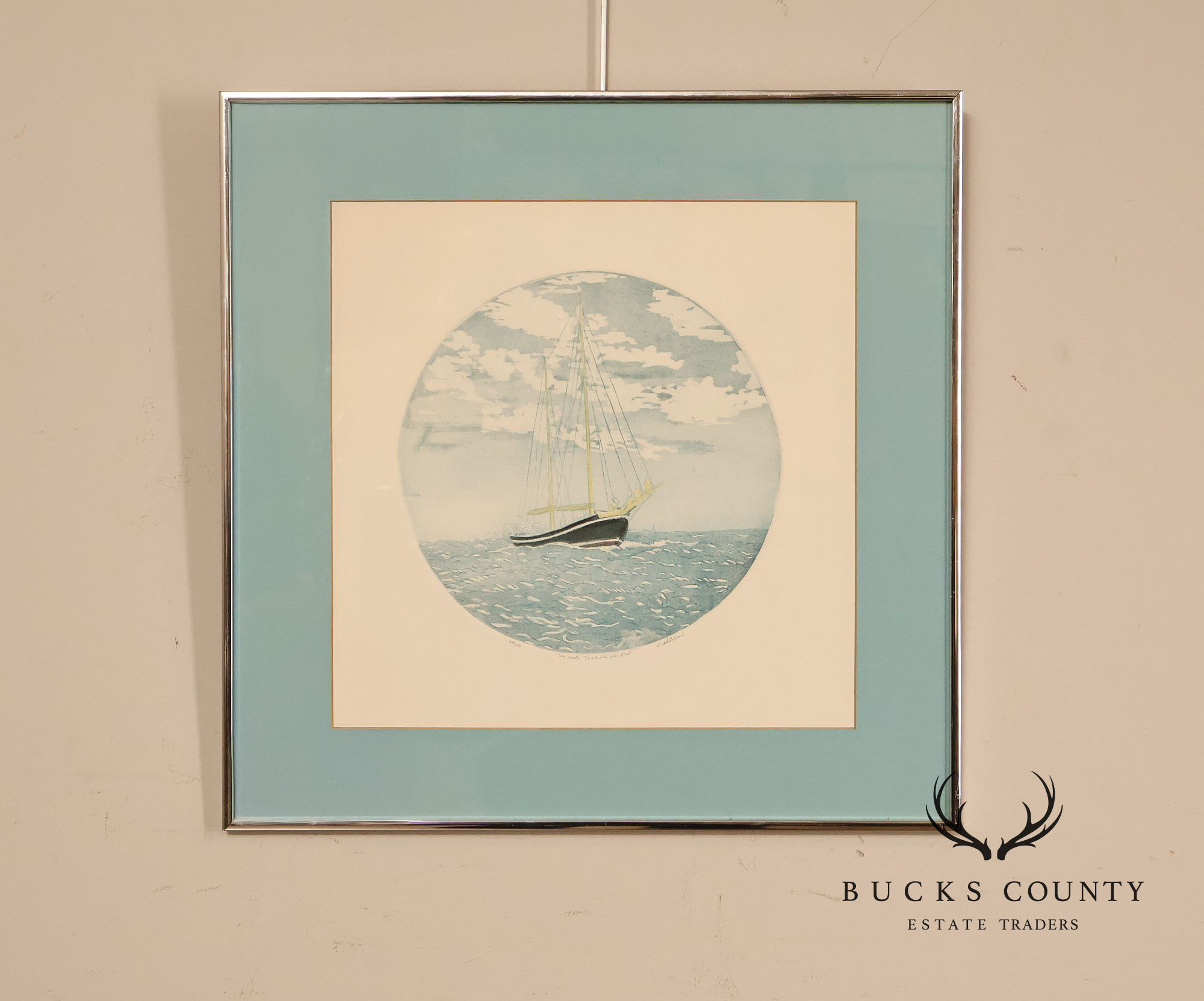 D. Whitehead Numbered Print, 'Six Knots Two Bells From Port'