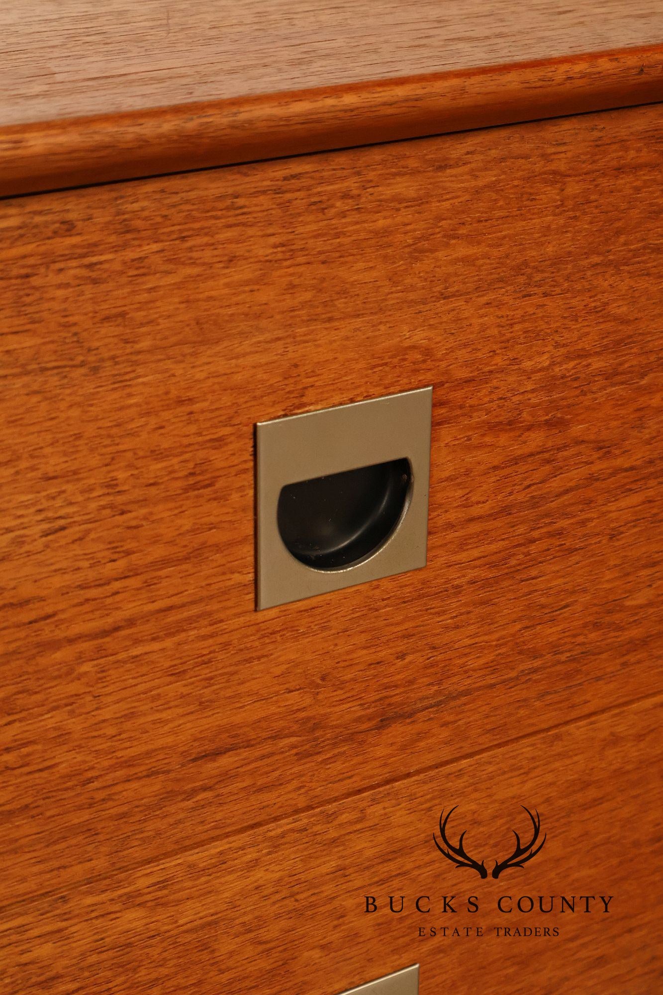 Danish Modern Teak Triple Dresser