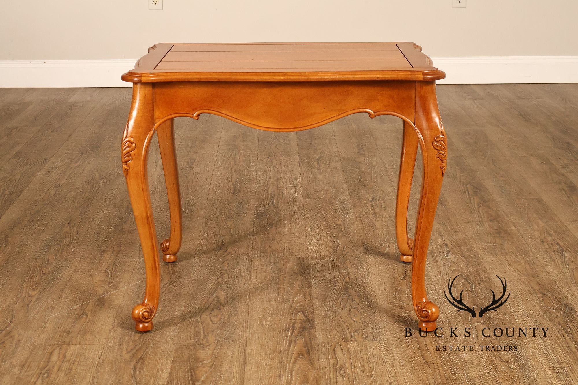 Ethan Allen Legacy Collection French Louis XV Style Pair Of End Tables