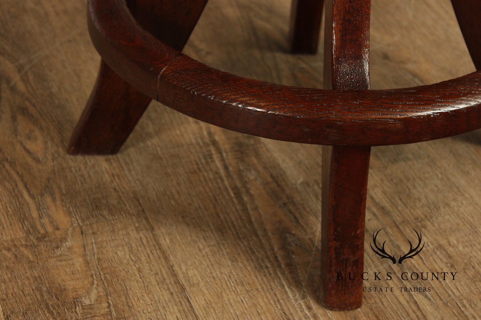 B.L. Marble Chair Antique Oak Swivel Clerk or Drafting Chair