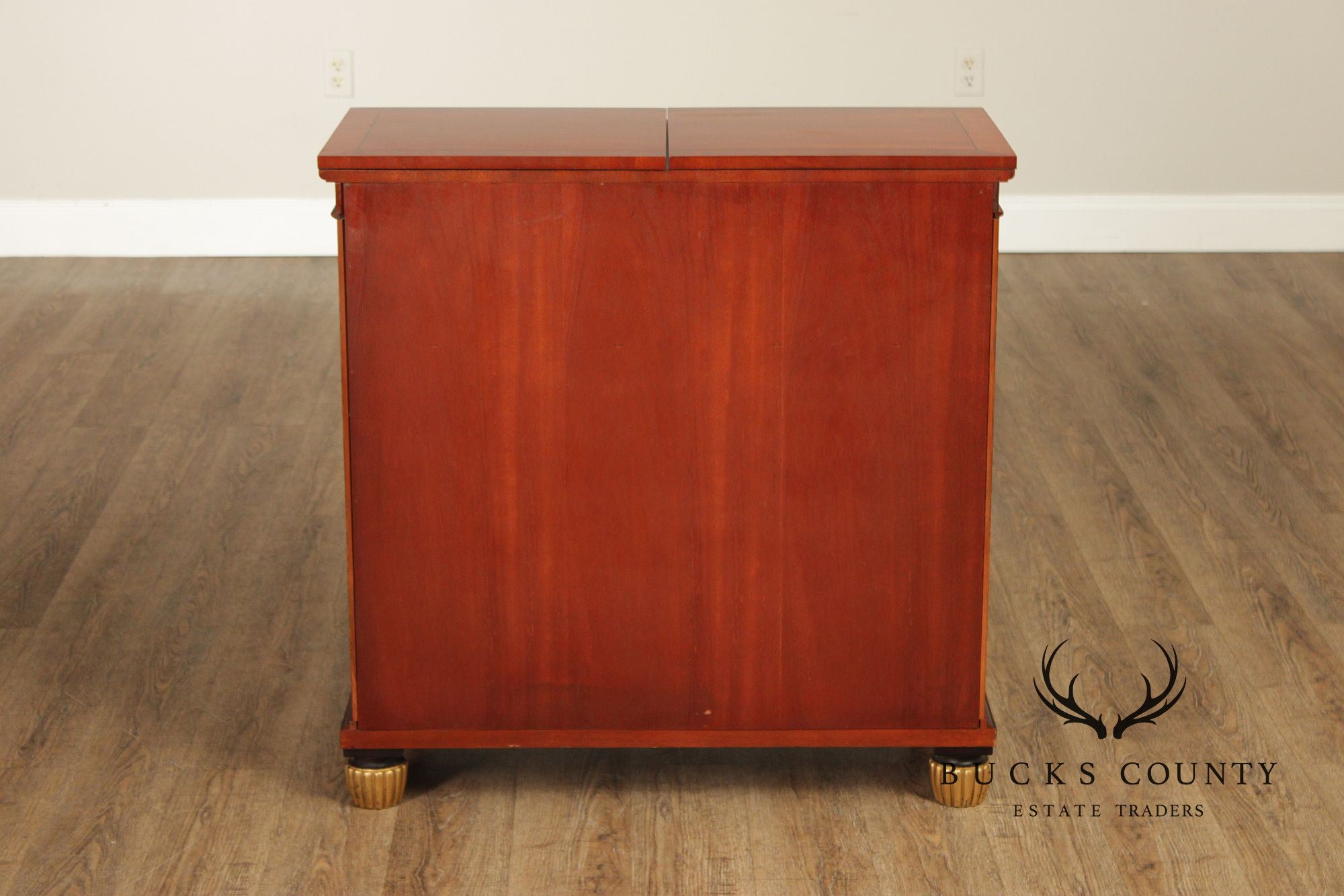 Baker Empire Style Mahogany Server