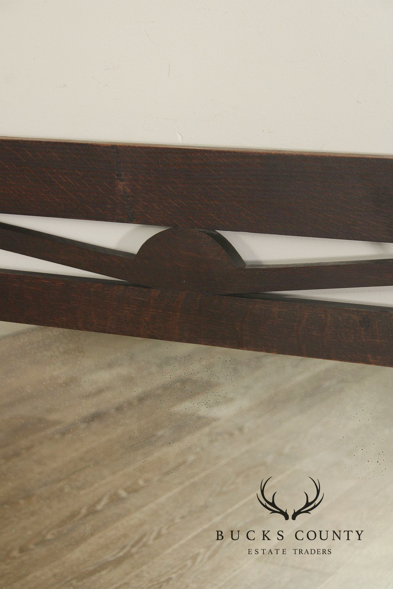 Arts and Crafts Oak Wall Mirror
