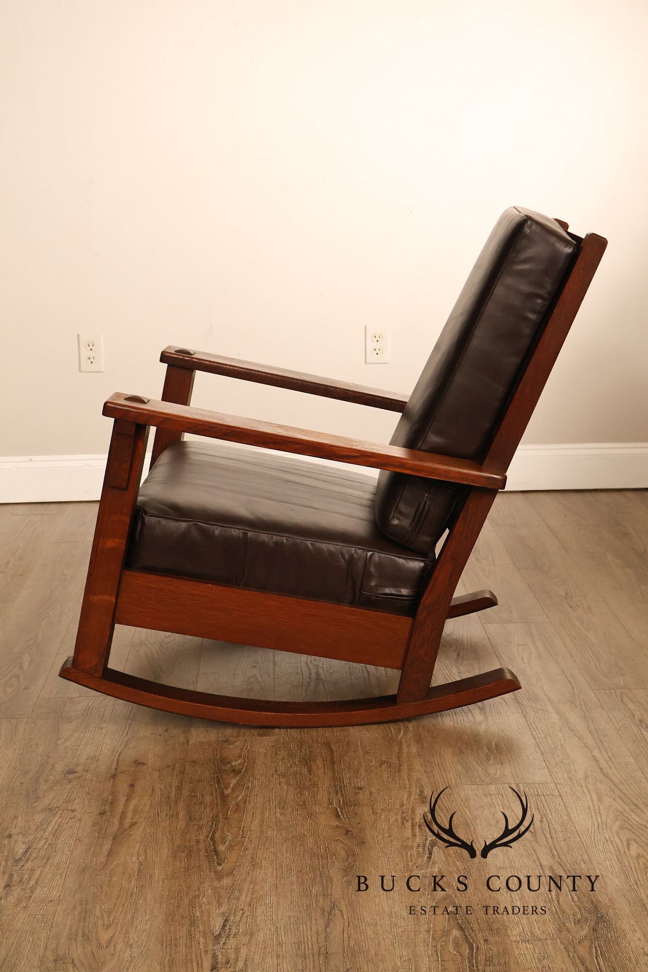 Limbert Antique Arts and Crafts Mission Oak Rocker