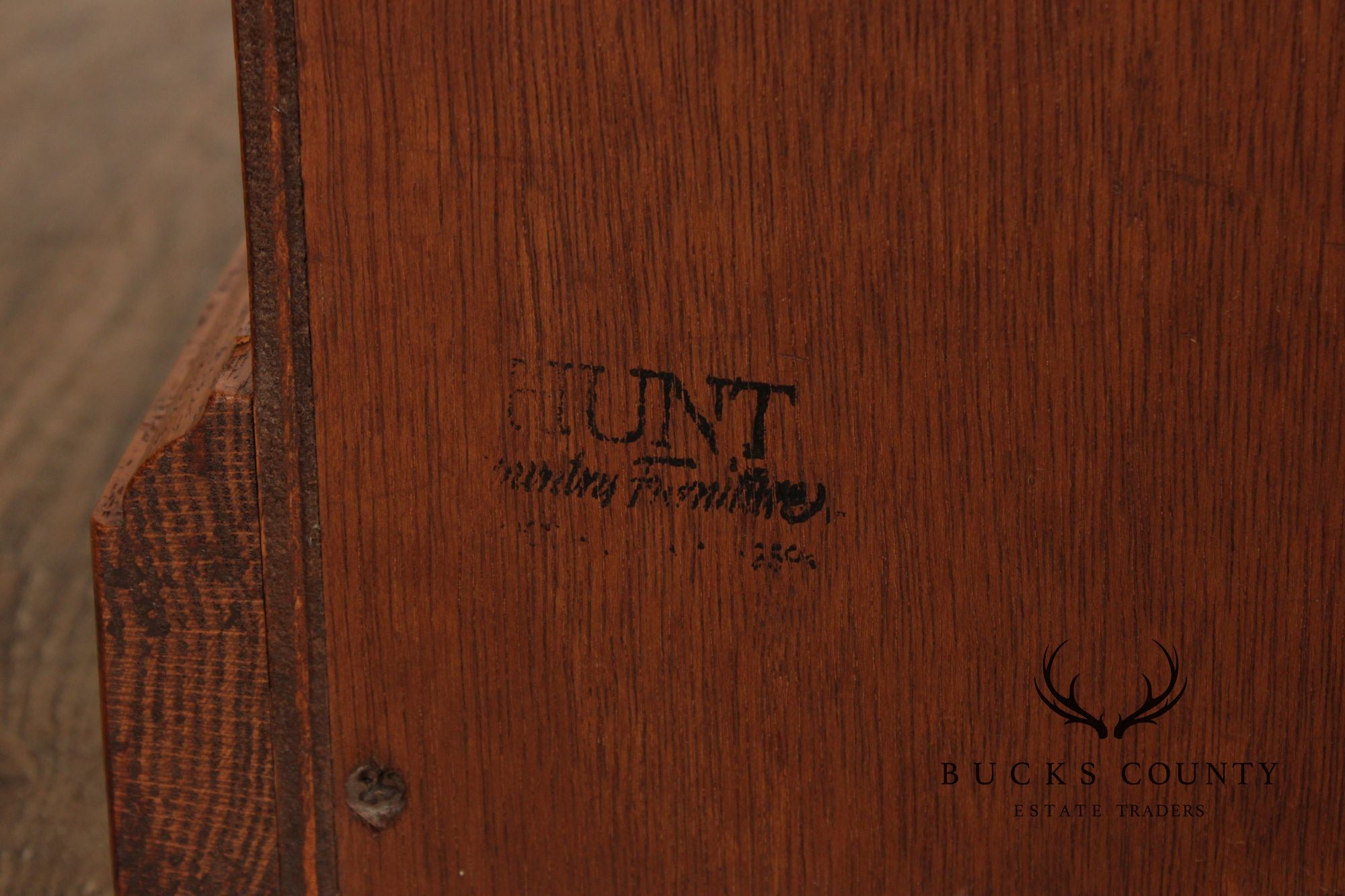 Hunt Country Furniture Pair of Oak Five Drawer Dressers