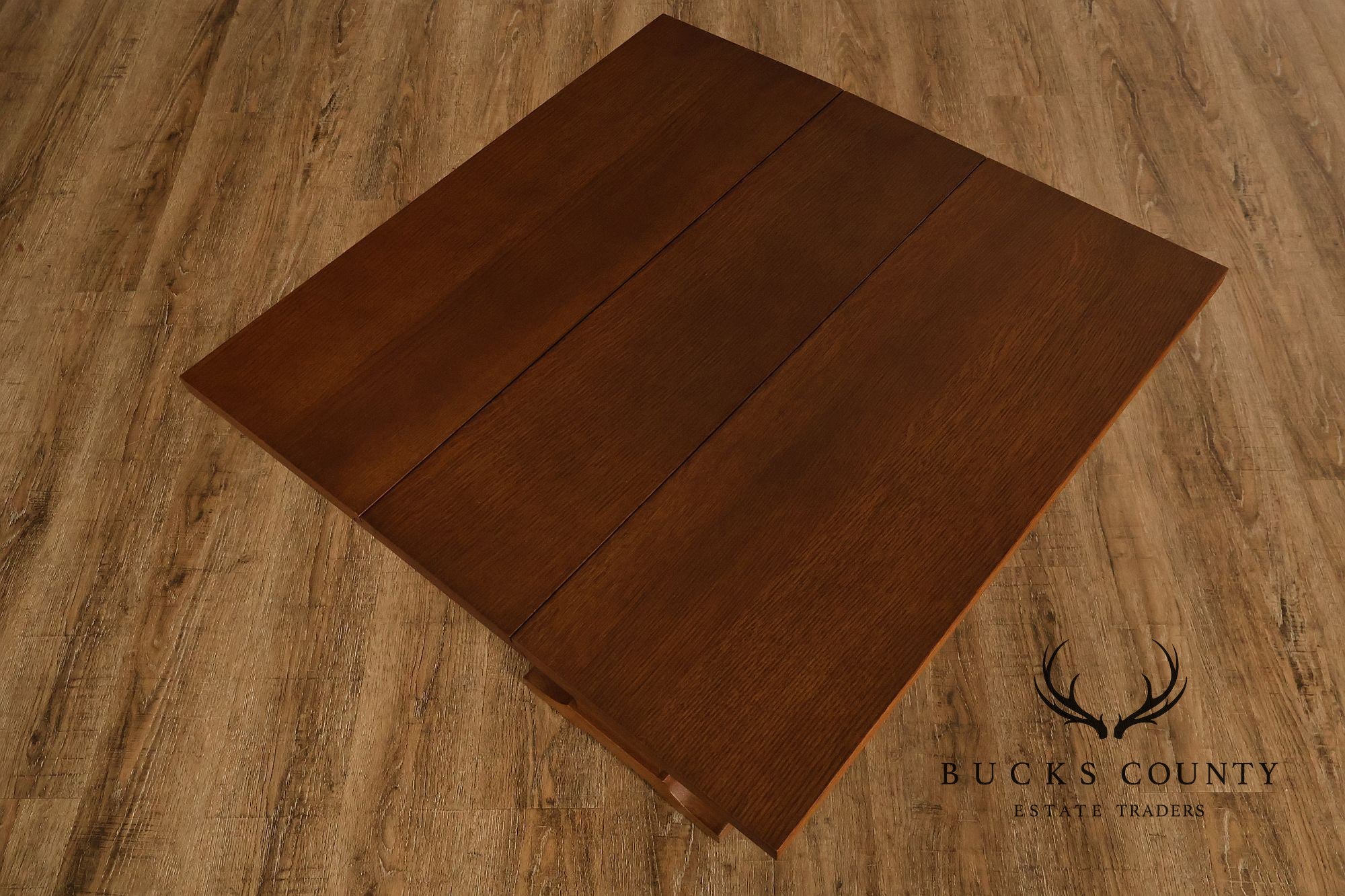 Stickley Mission Collection Oak Drop Leaf Side Table