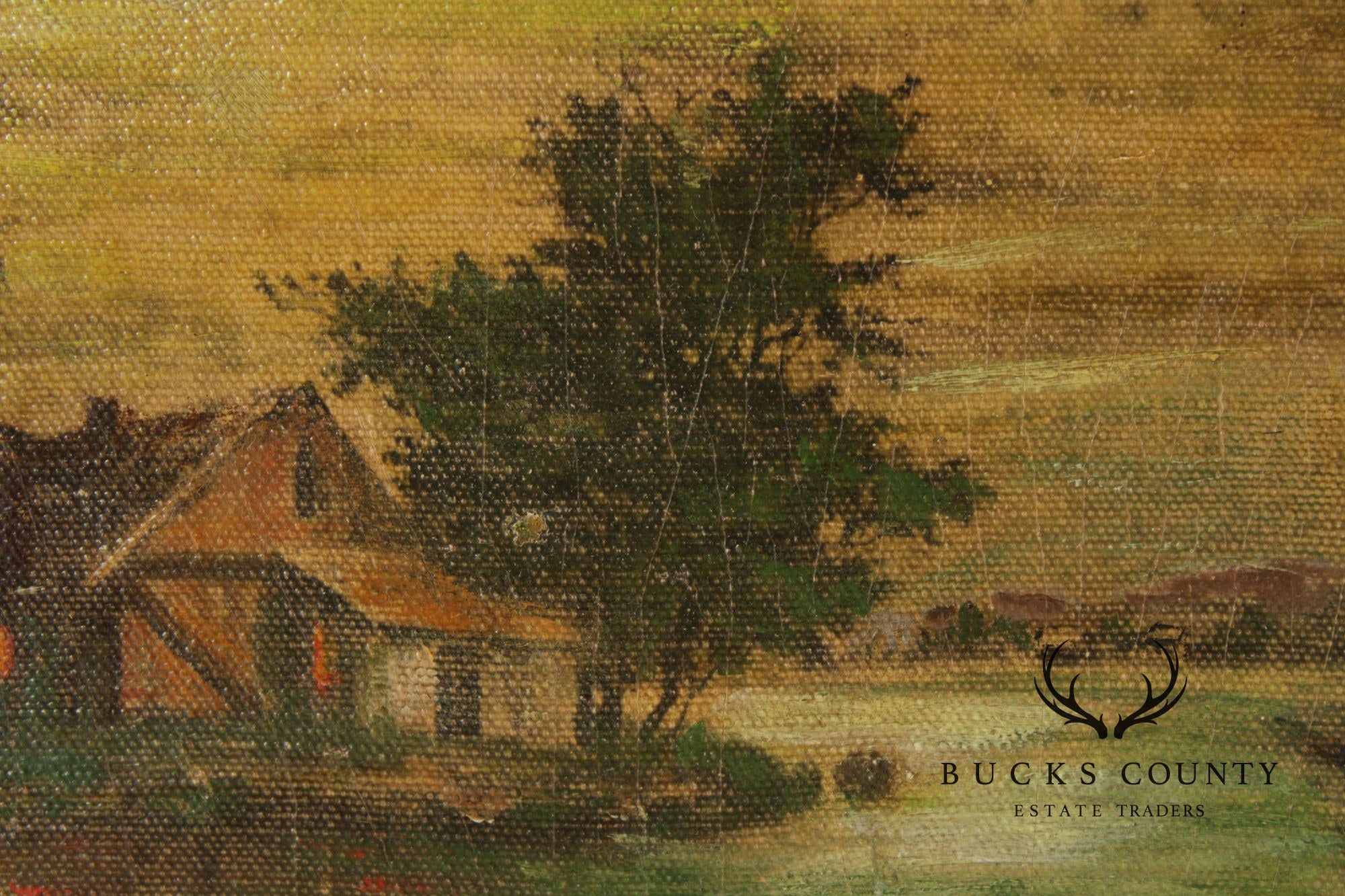 After Eugen Von Ottenfeld Painting, 'Raining Moonbeans