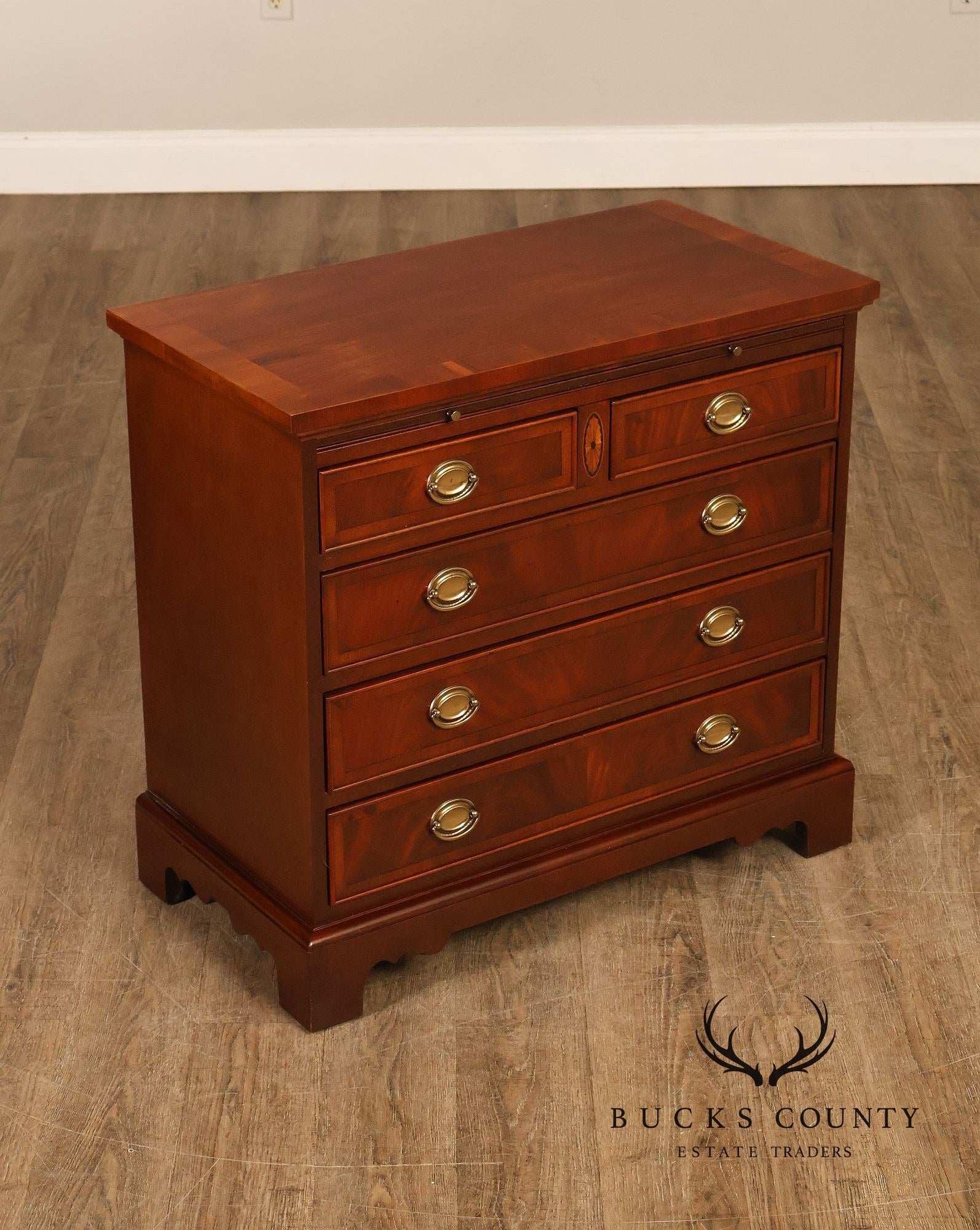 Hekman Copley Place Flame Mahogany Chest Of Drawers
