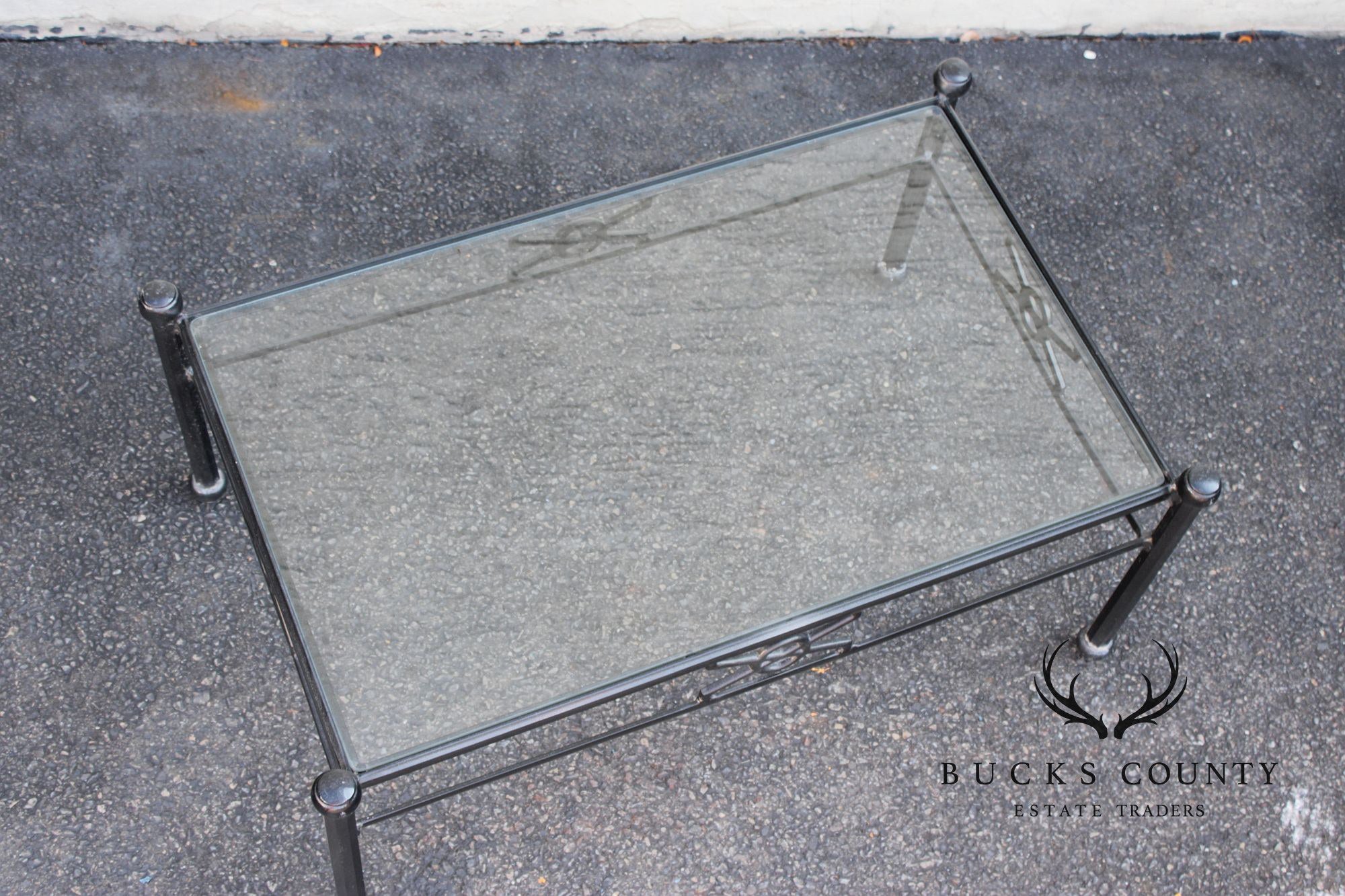Woodard Delphi Cast Aluminum Glass Top coffee Table