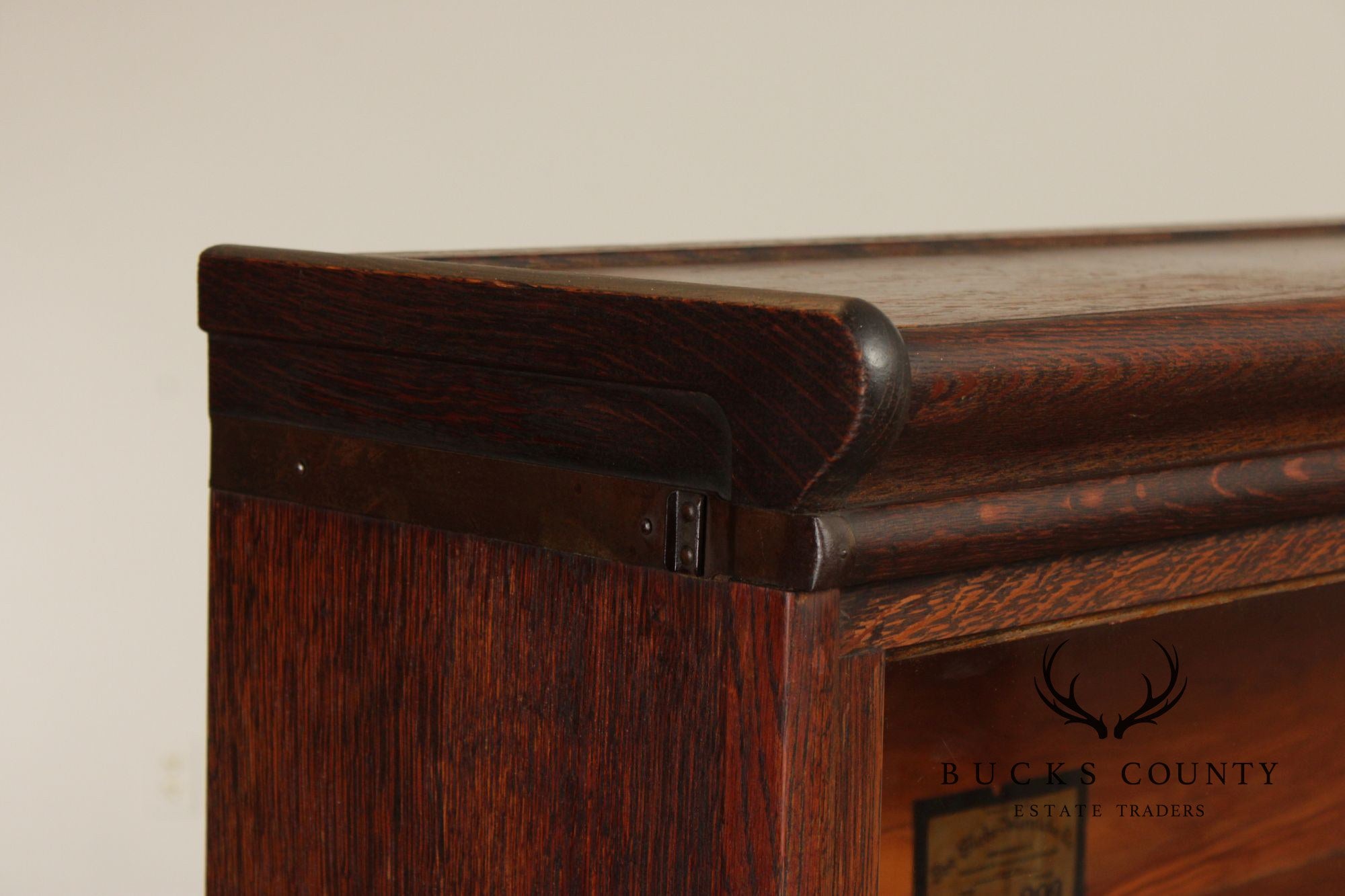 Globe Wernicke Antique Pair Of Stacking Barrister Bookcases