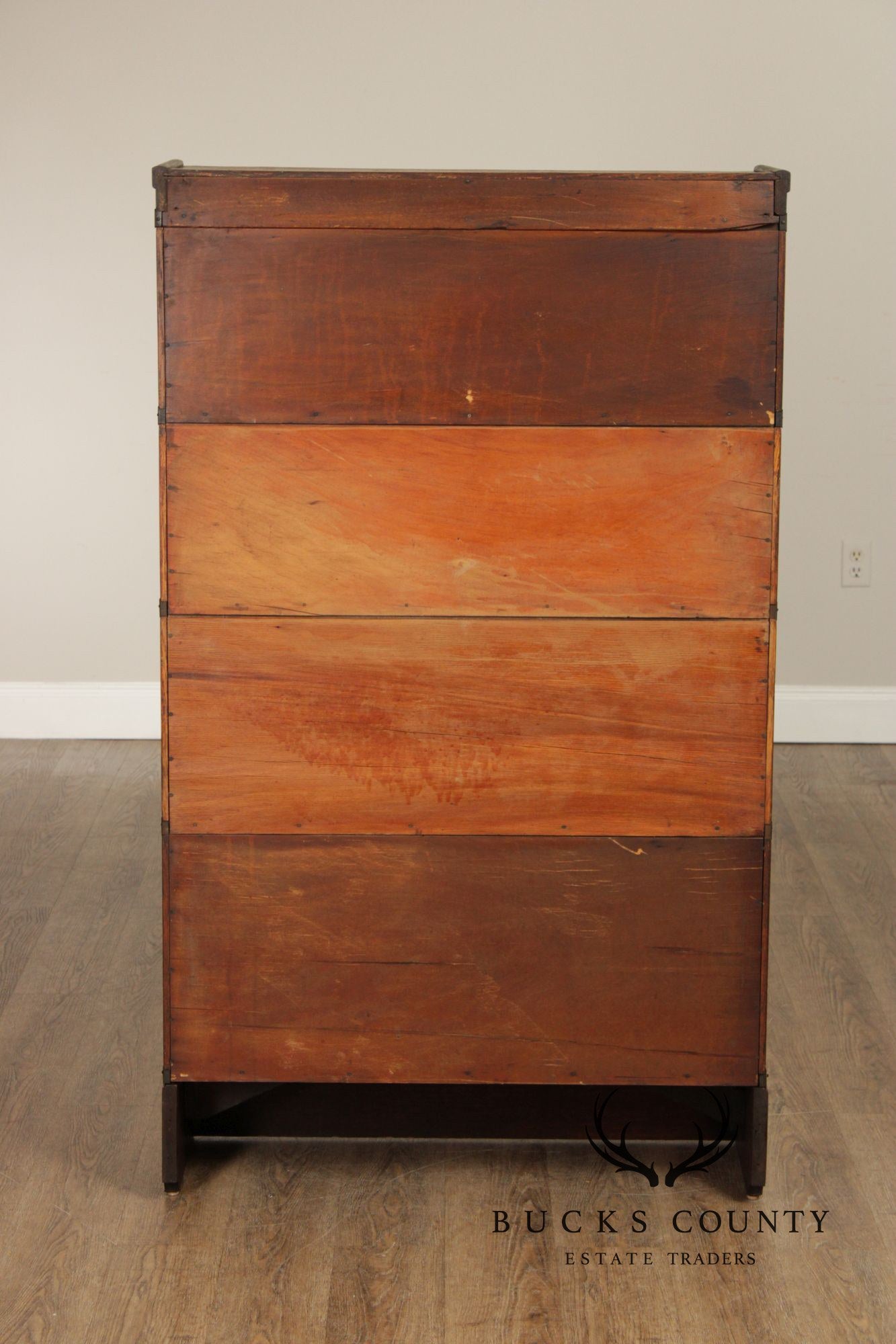 Globe Wernicke Antique Pair Of Stacking Barrister Bookcases