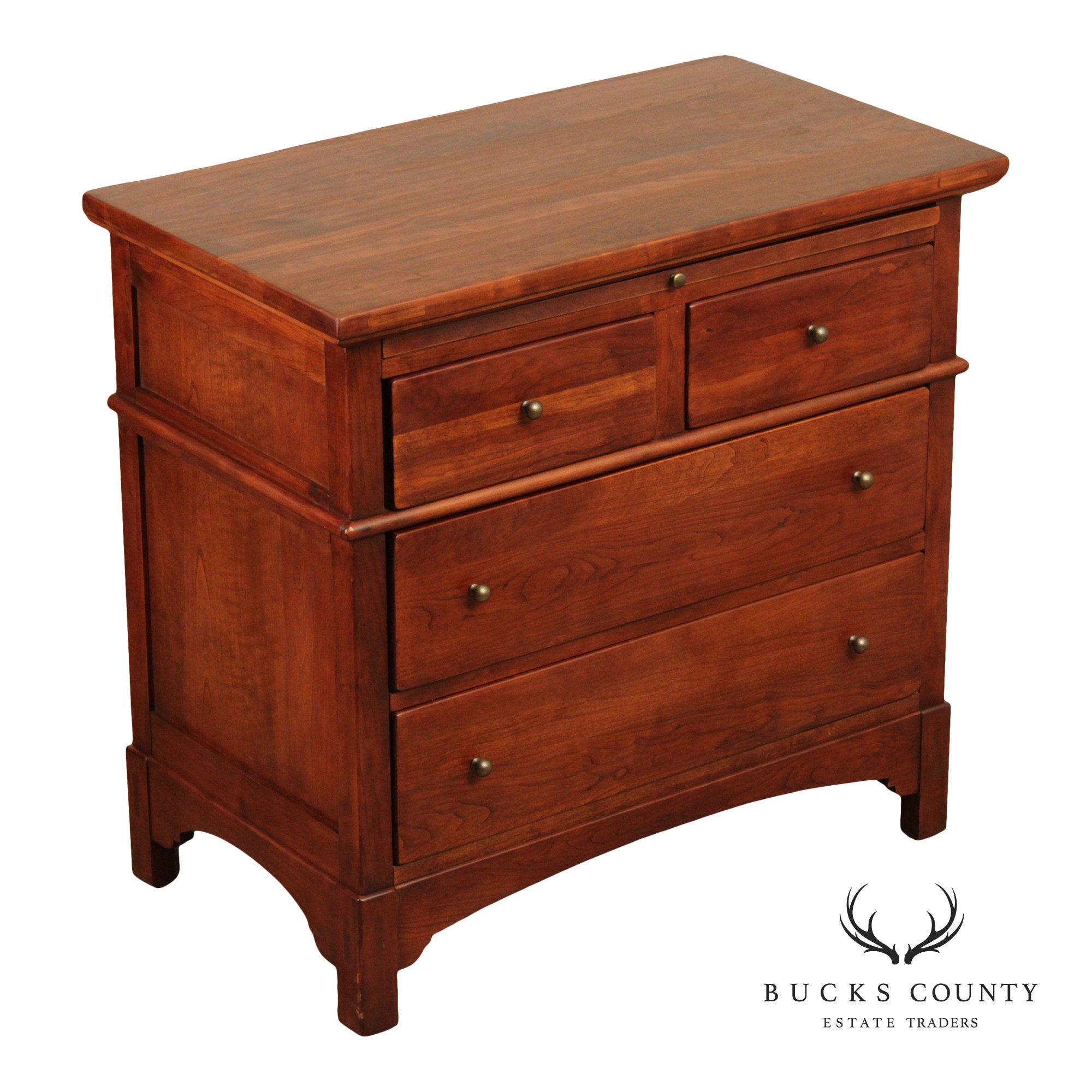 Lexington Bob Timberlake Arts And Crafts Cherry Bachelor’s Chest With Pull-Out Tray