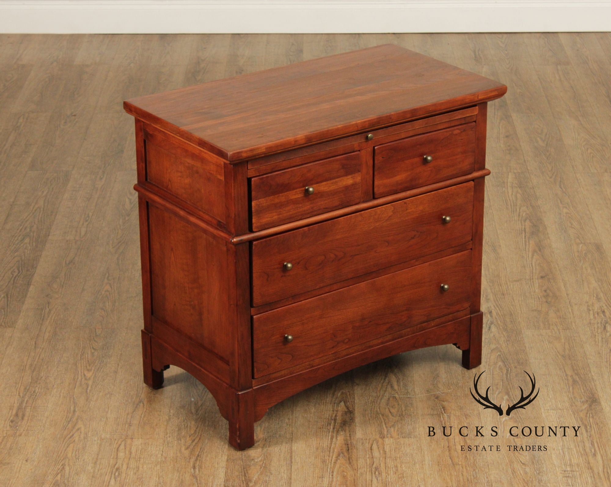 Lexington Bob Timberlake Arts And Crafts Cherry Bachelor’s Chest With Pull-Out Tray