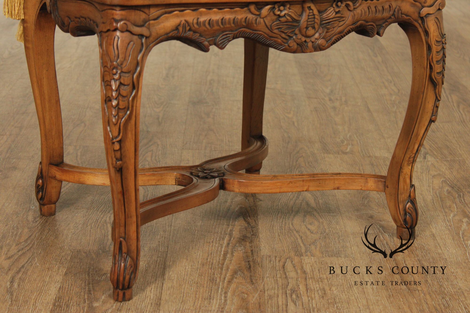 Italian Louis XV Style Caned Armchair