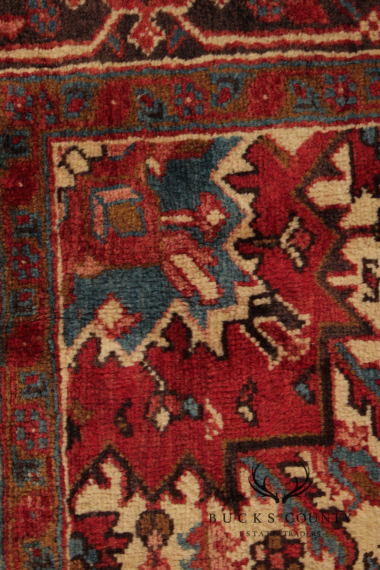 Vintage Heriz Hand-Tied Area Rug