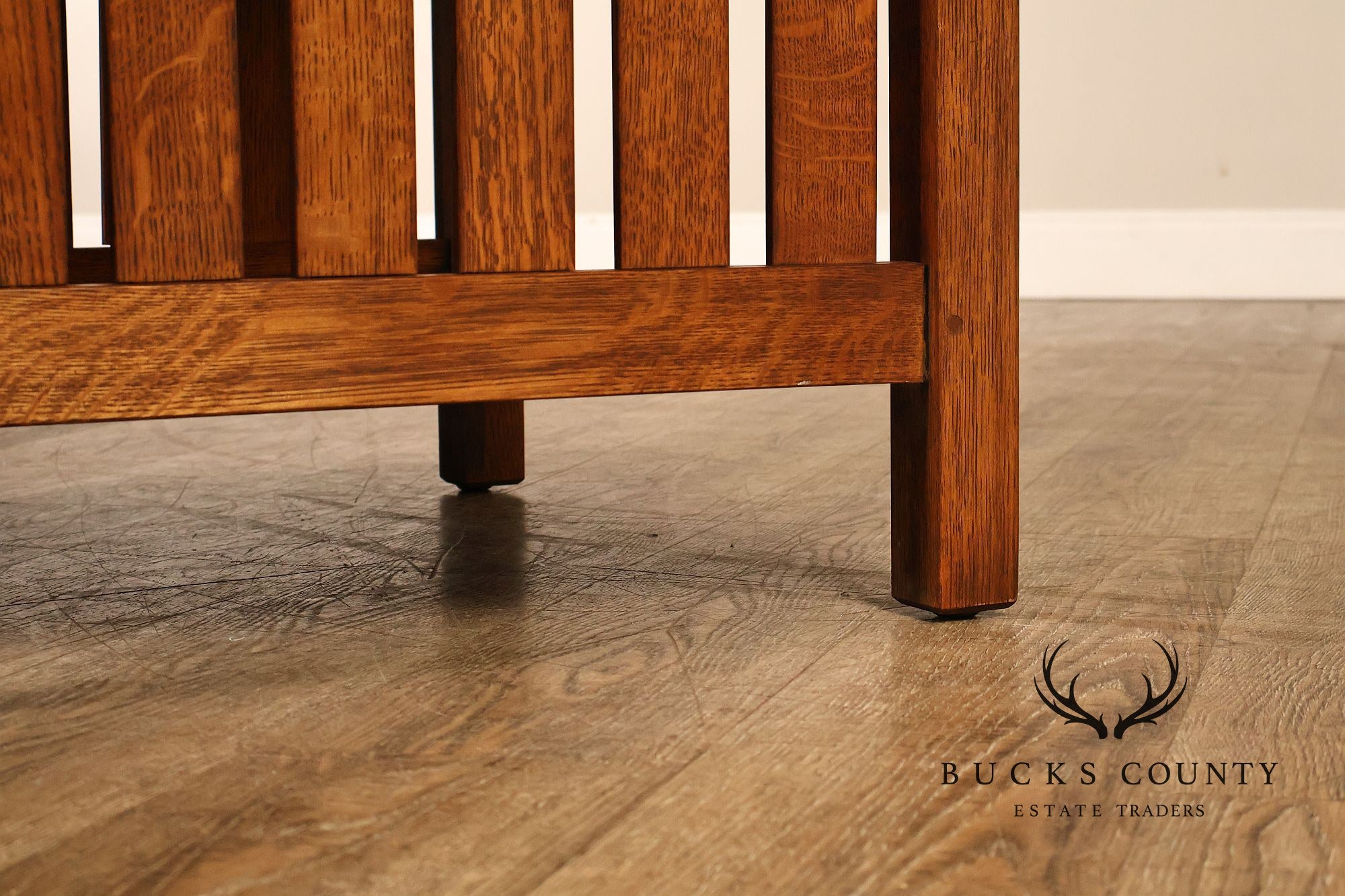 Stickley Mission Collection Slatted Oak Book Table