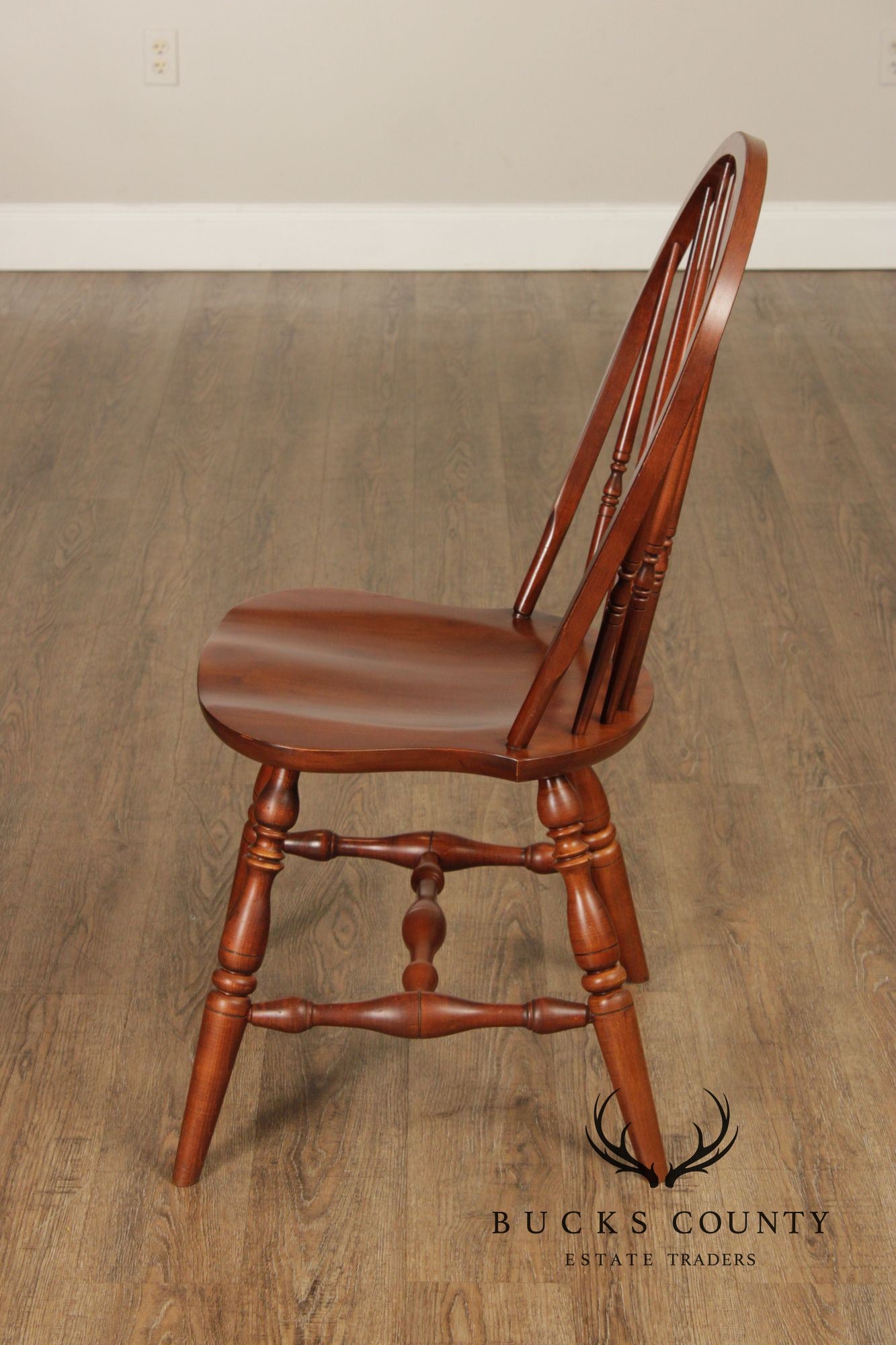 Ethan Allen Set Of 6 'Casual Dining' Collection Maple Windsor Chairs