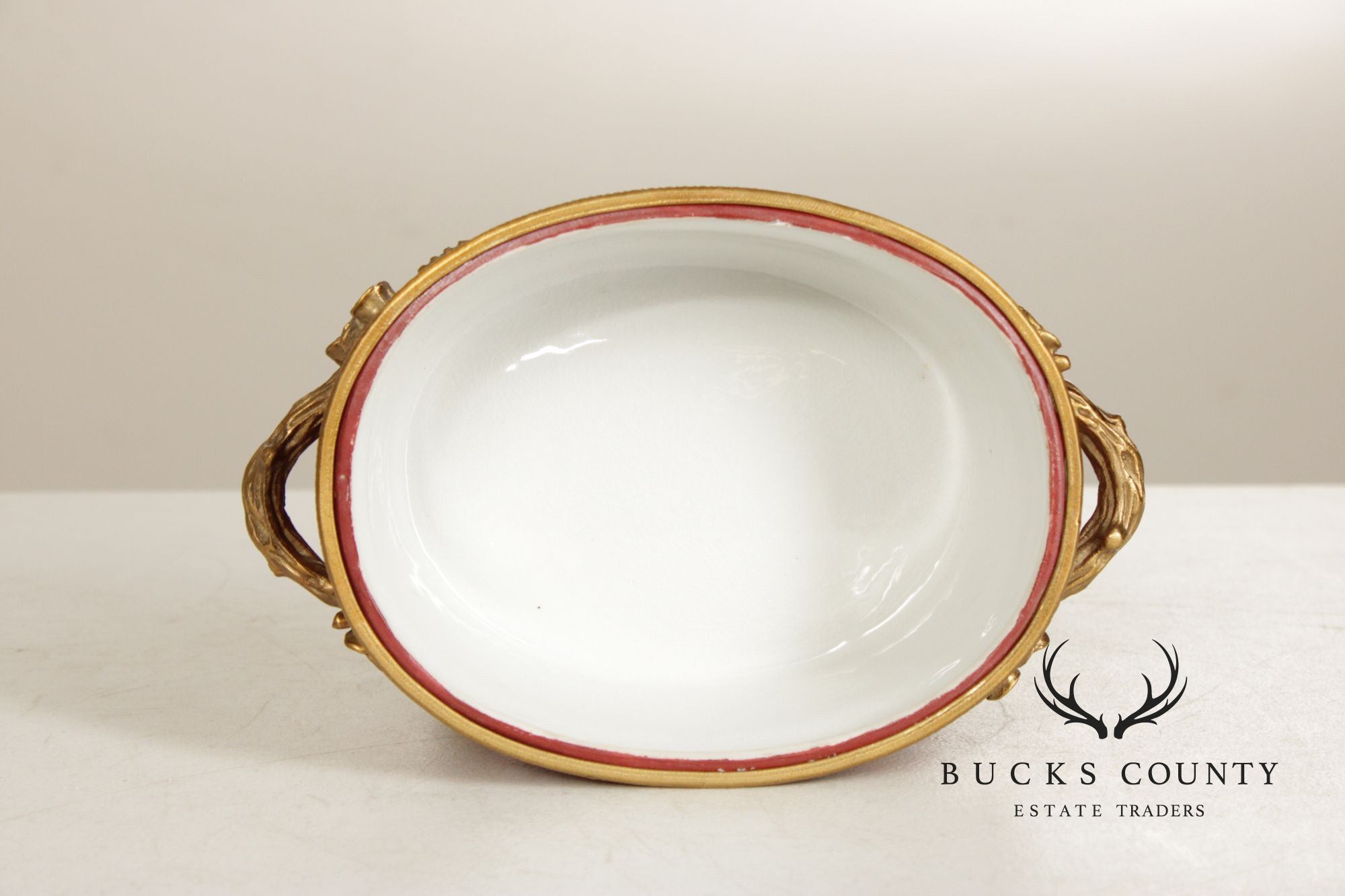 Chinese Export Style Enameled Porcelain Covered Tureen