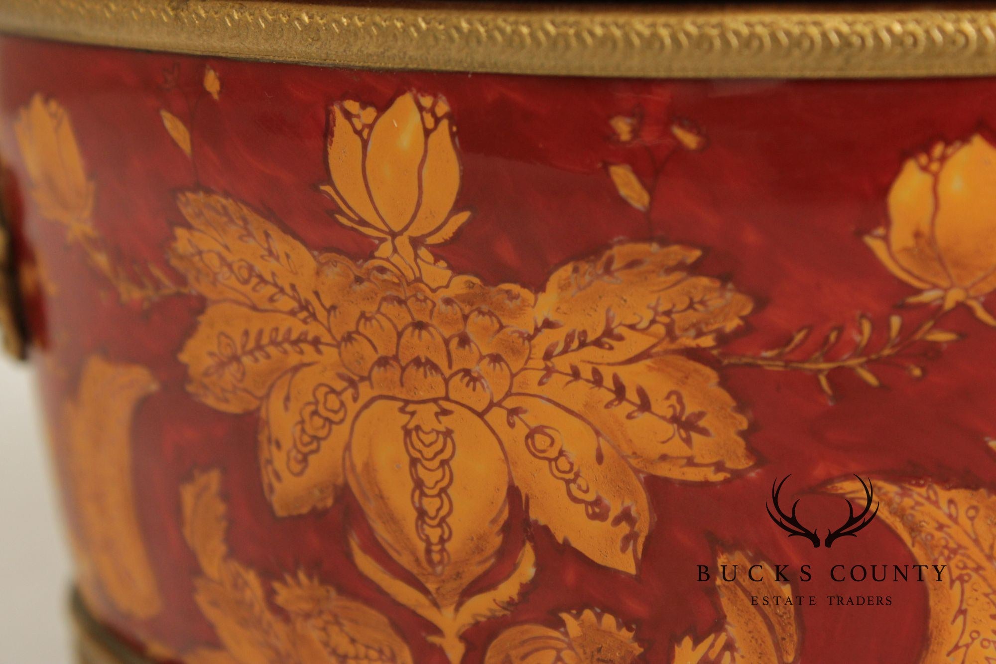Chinese Export Style Enameled Porcelain Covered Tureen