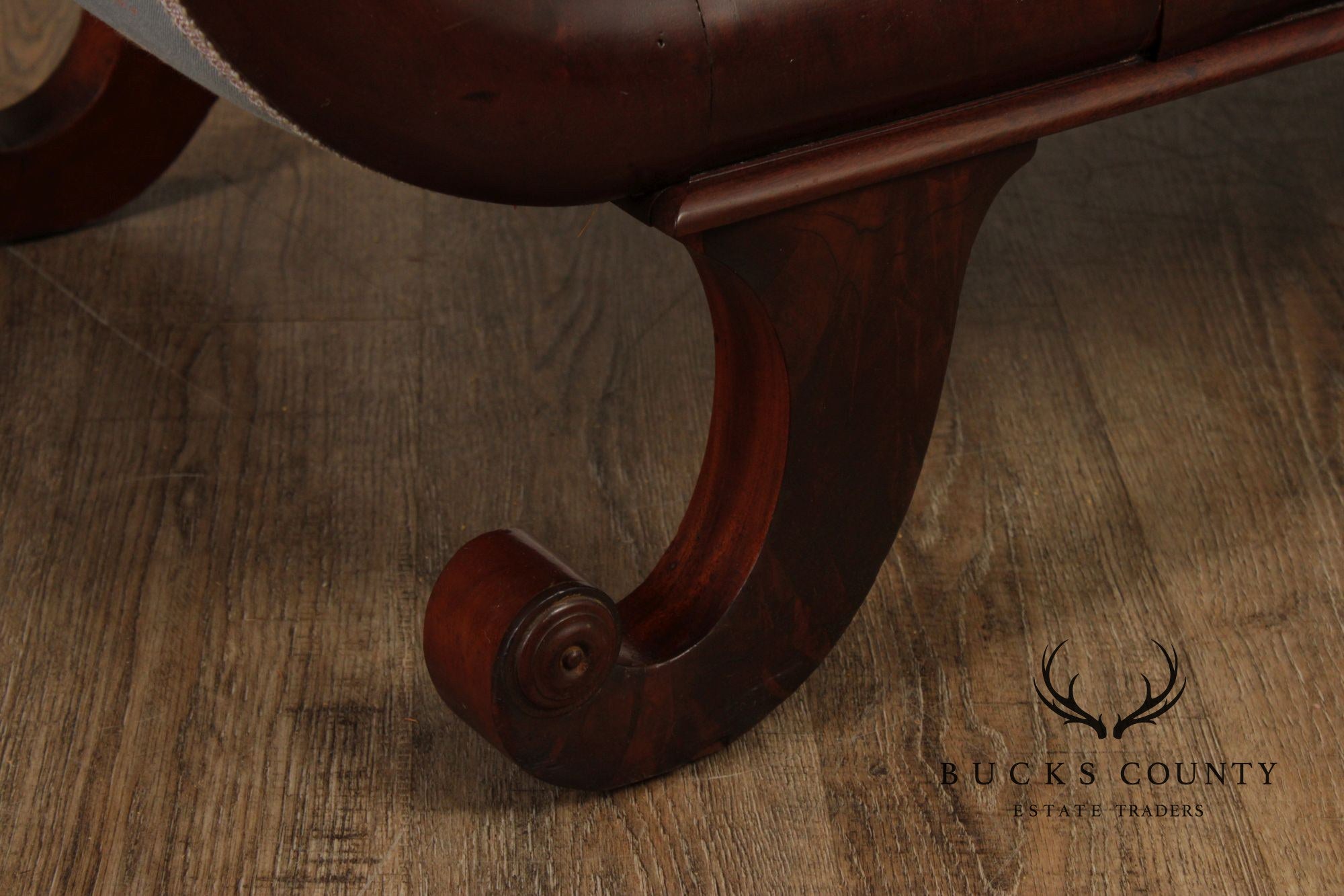 Antique American Empire Mahogany Sofa