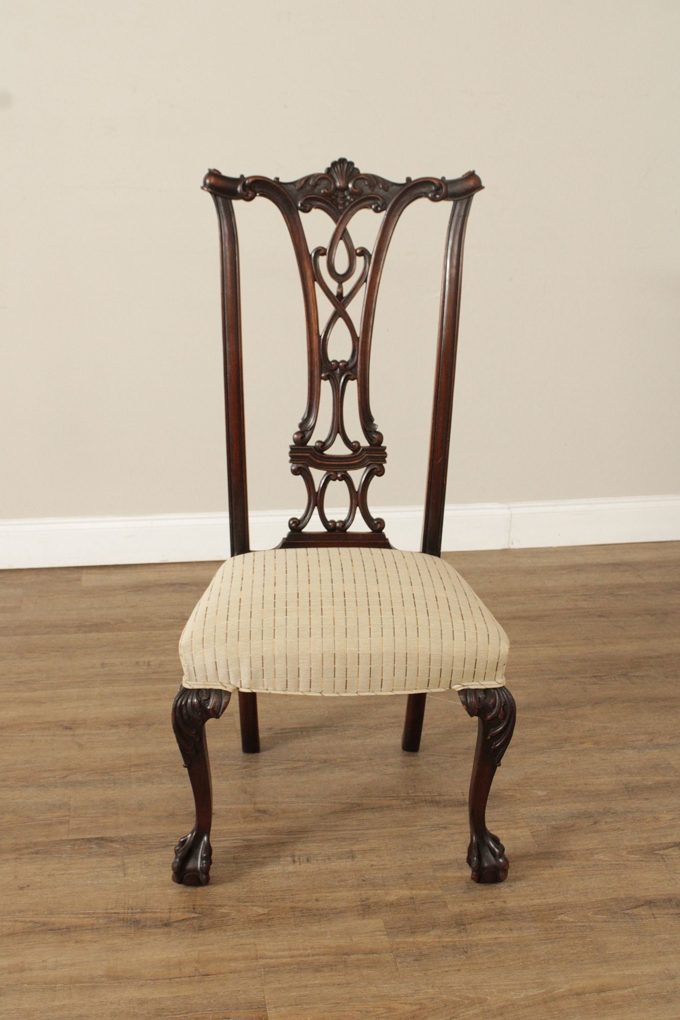 Antique Chippendale Style Mahogany Side Chair
