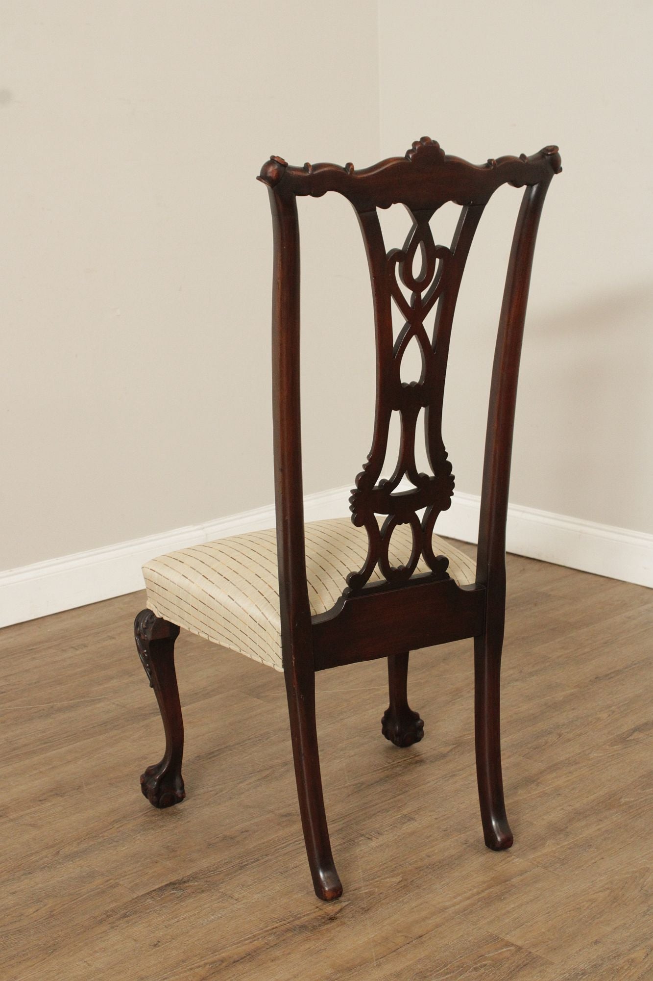 Antique Chippendale Style Mahogany Side Chair
