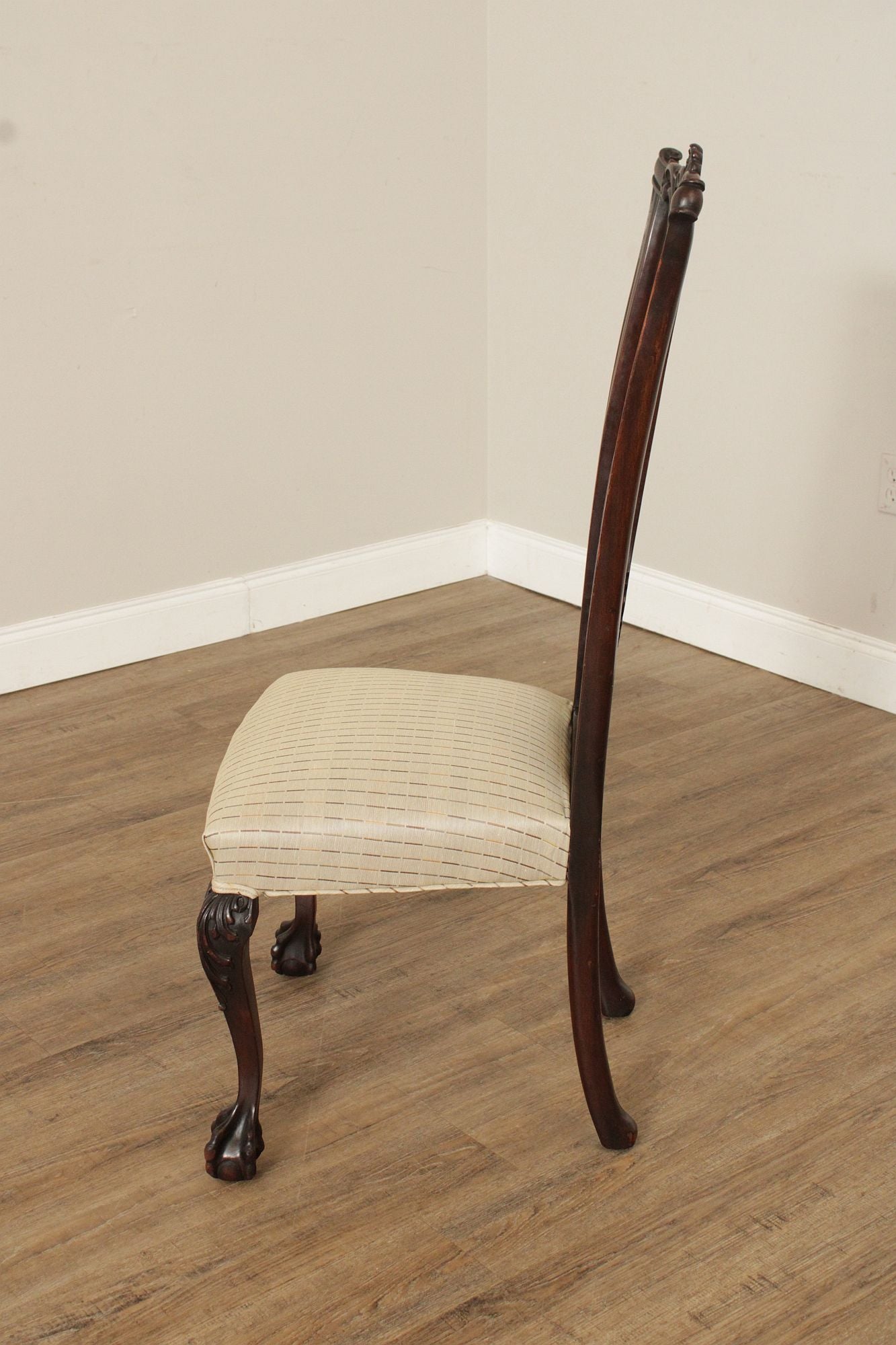 Antique Chippendale Style Mahogany Side Chair