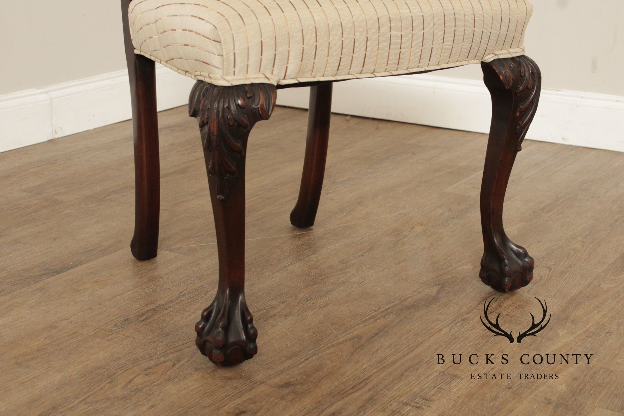 Antique Chippendale Style Mahogany Side Chair