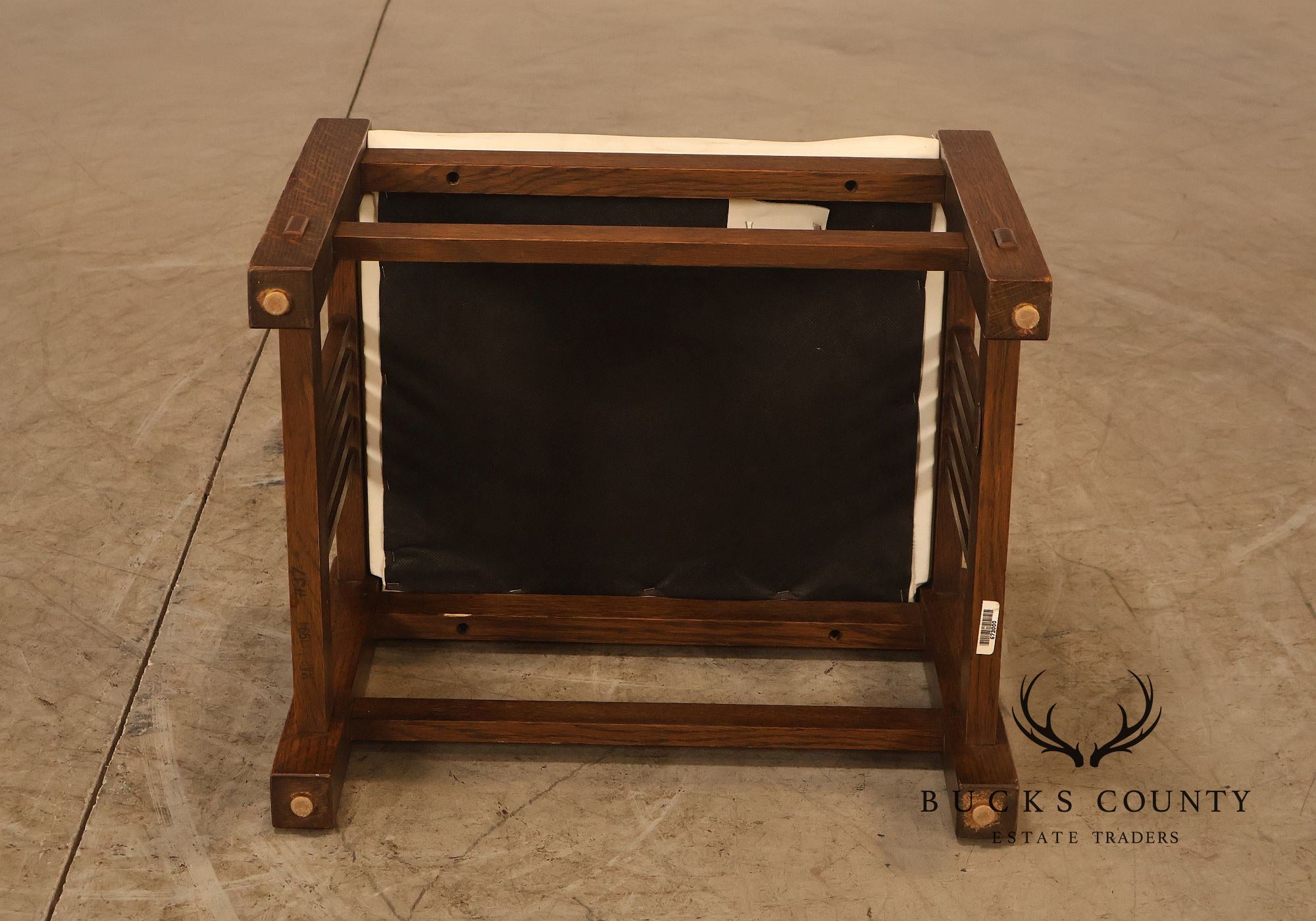Stickley Mission Collection Oak Spindle Footstool