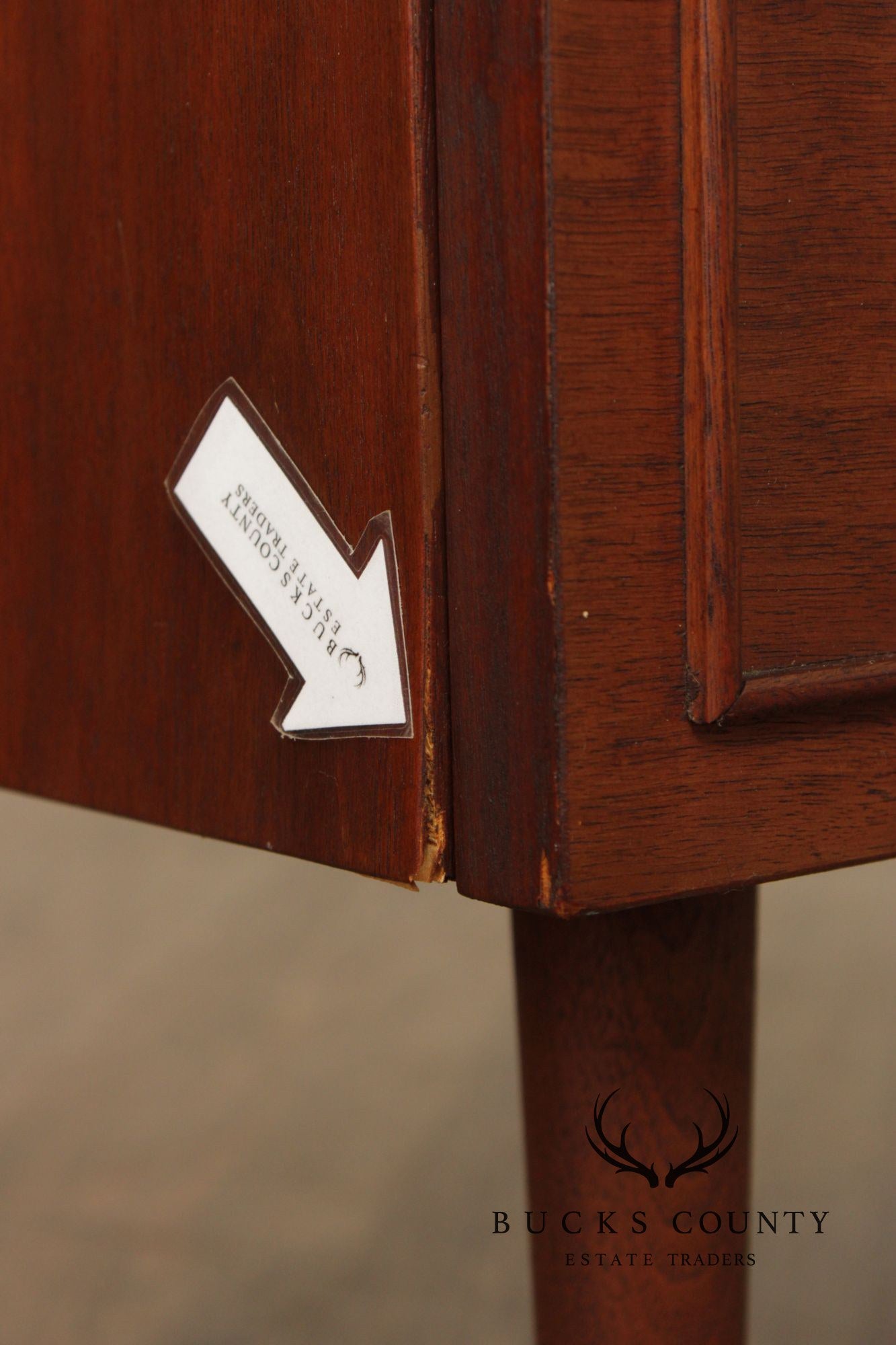Mid Century Modern Walnut Record Cabinet Side Table