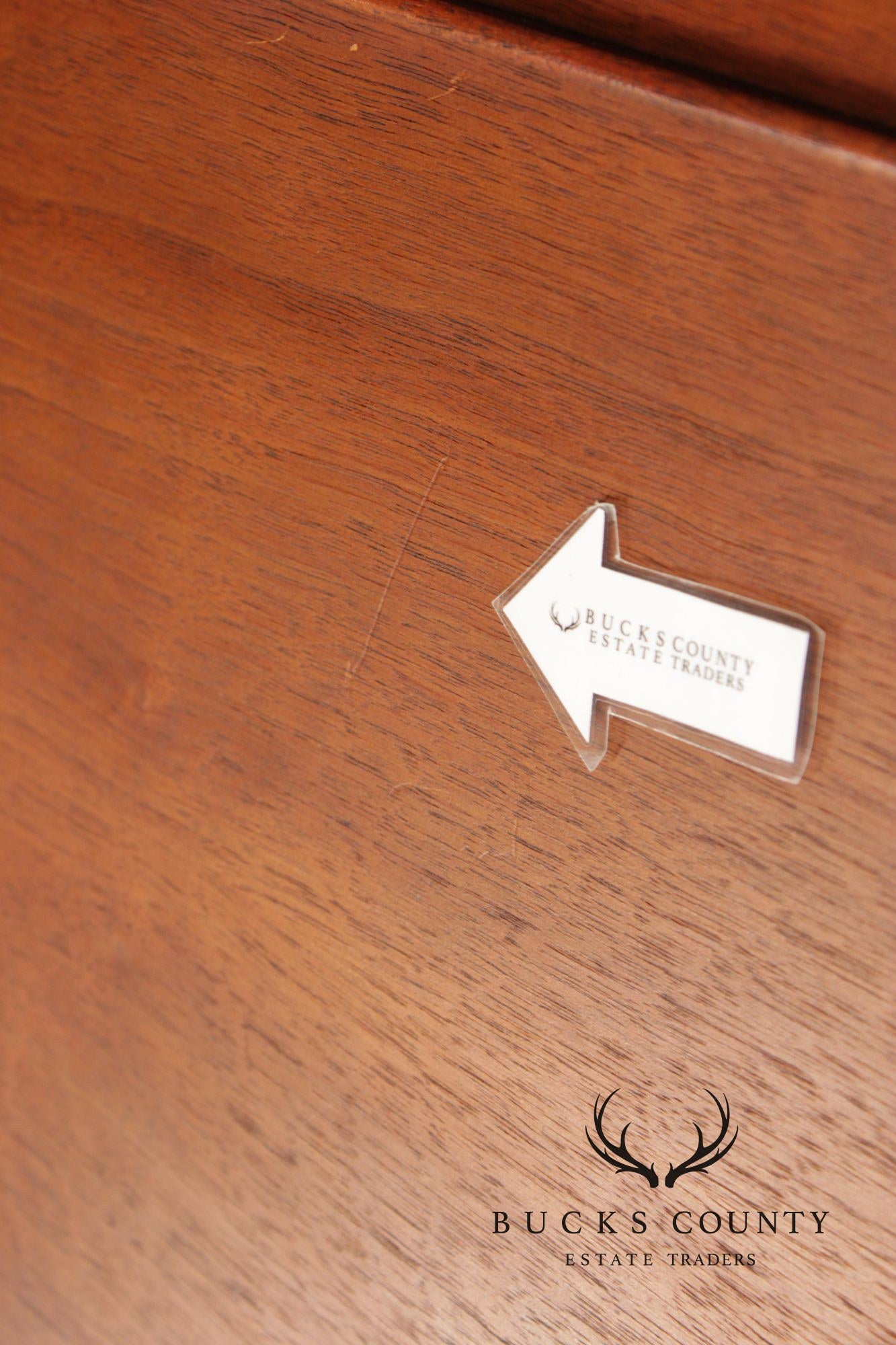 Mid Century Modern Walnut Record Cabinet Side Table
