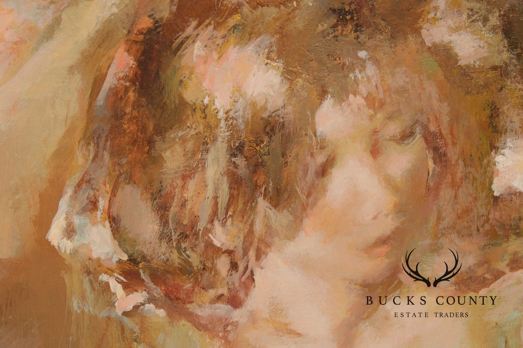 Wallace Bassford Impressionist Style Oil Painting, 'Regalia'