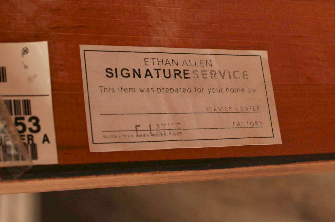 Ethan Allen 'British Classics' Extendable Dining Table