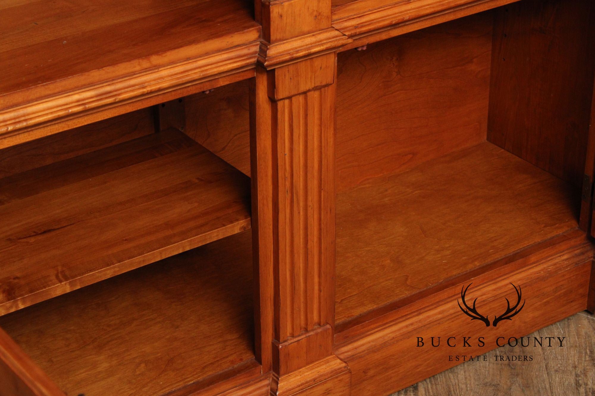 Ethan Allen 'Legacy' Double Arched Bookcase