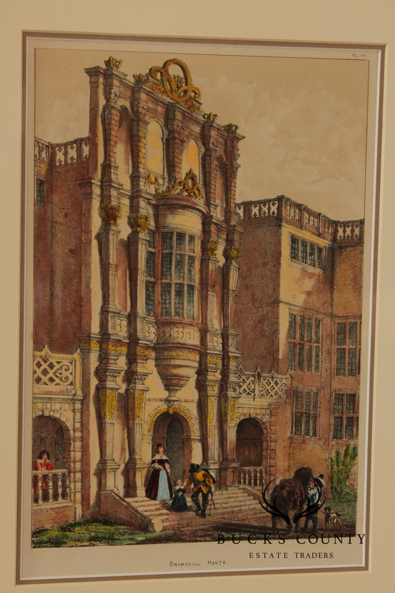 Joseph Nash Pair of Lithographs, 'Bramshill Hants' & 'Brereton, Cheshire'