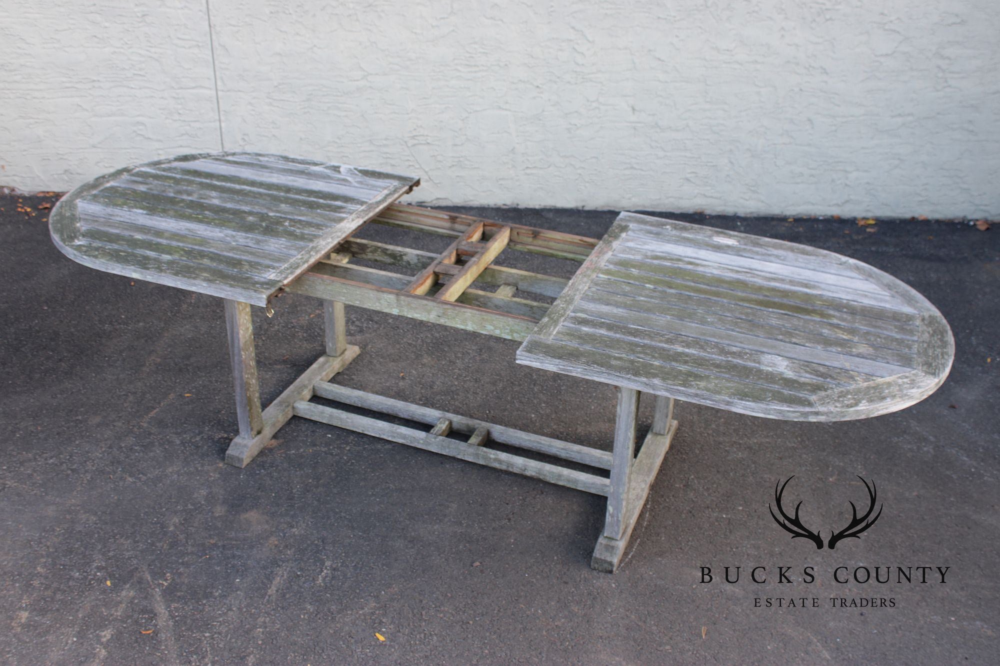 Gloster Teak Outdoor Dining Table With Six Chairs