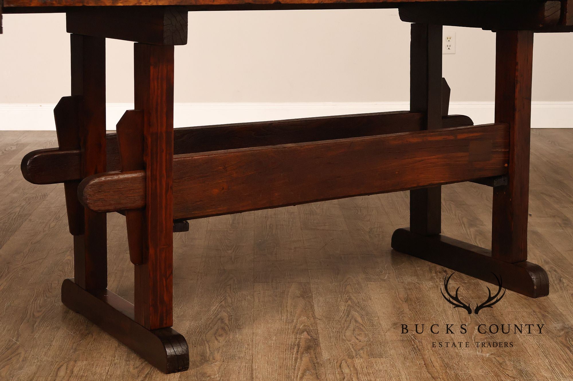 Antique Solid Wood Carpenter’s Workbench