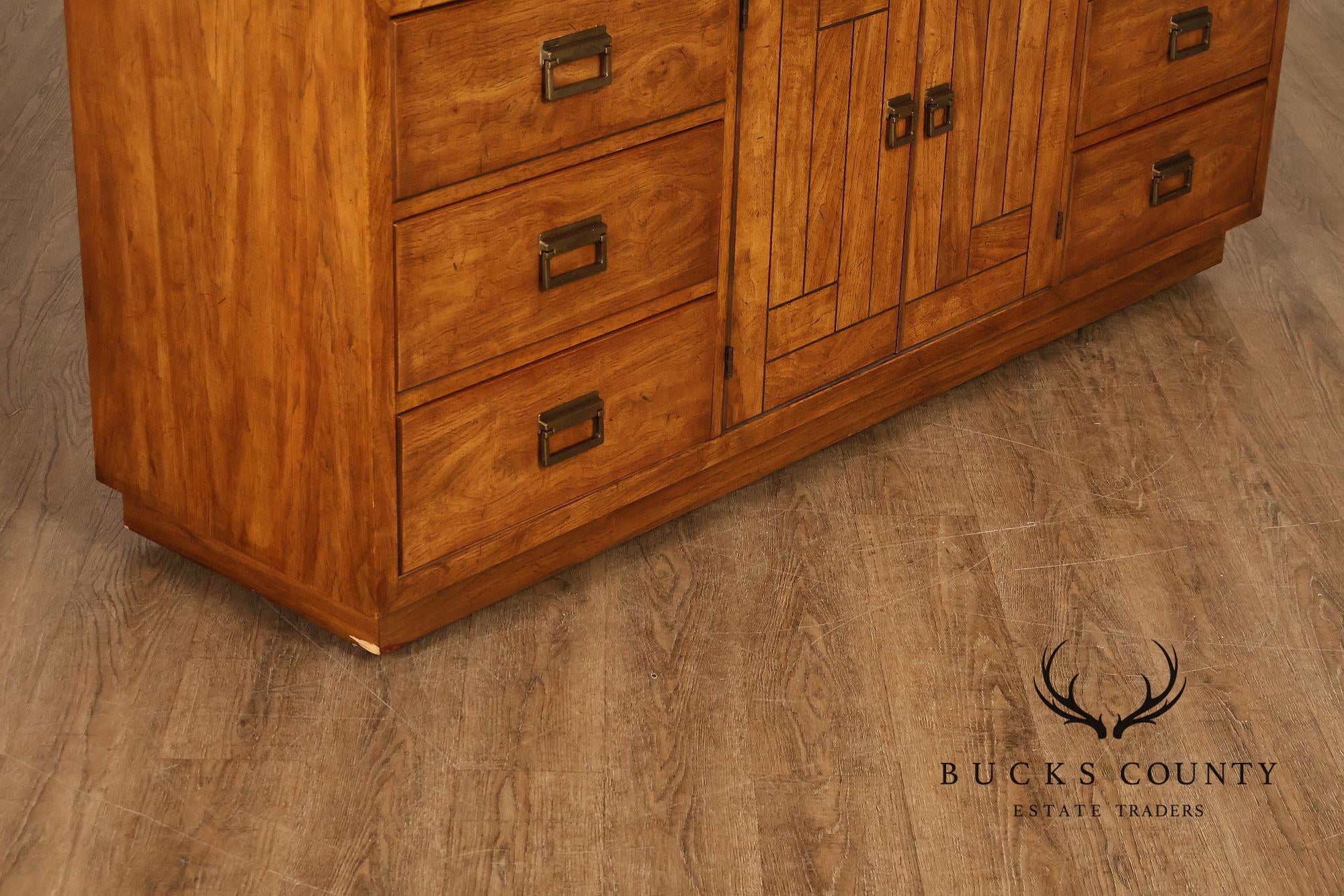 Drexel 'Woodbriar' Campaign Style Chest of Drawers