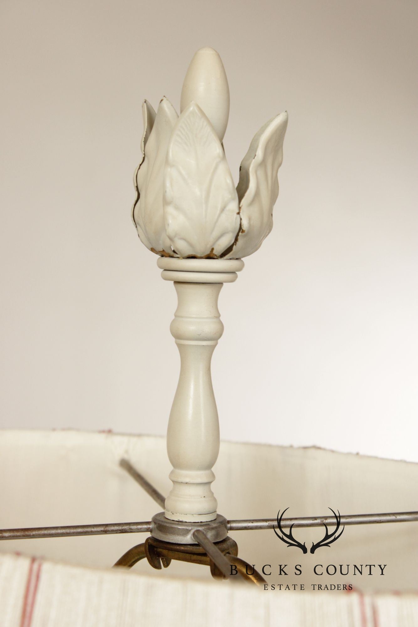 William Calder Marshall Bisque 'Resignation' Table Lamp