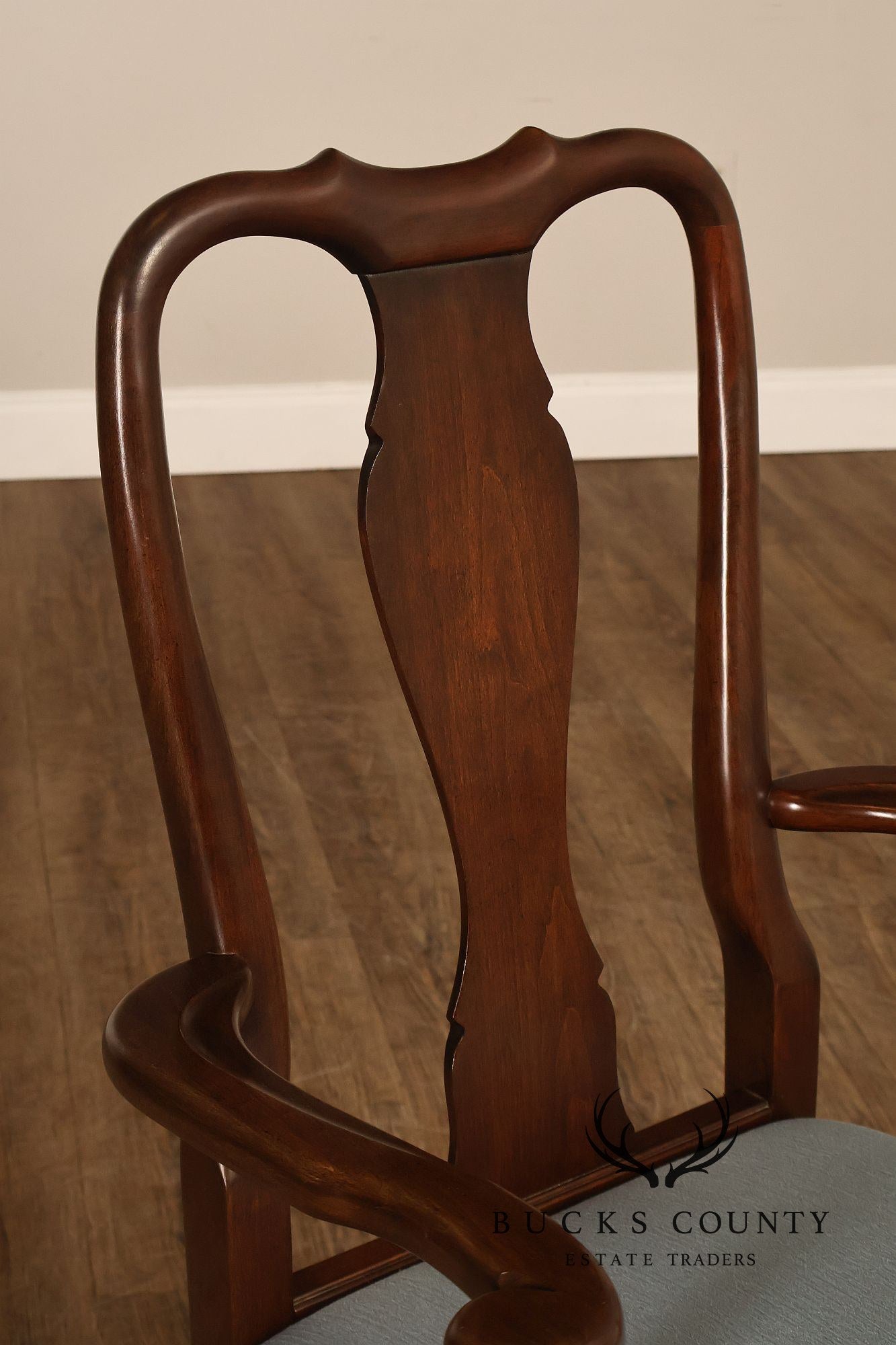 Ethan Allen Georgian Court Queen Anne Style Cherry Dining Armchair