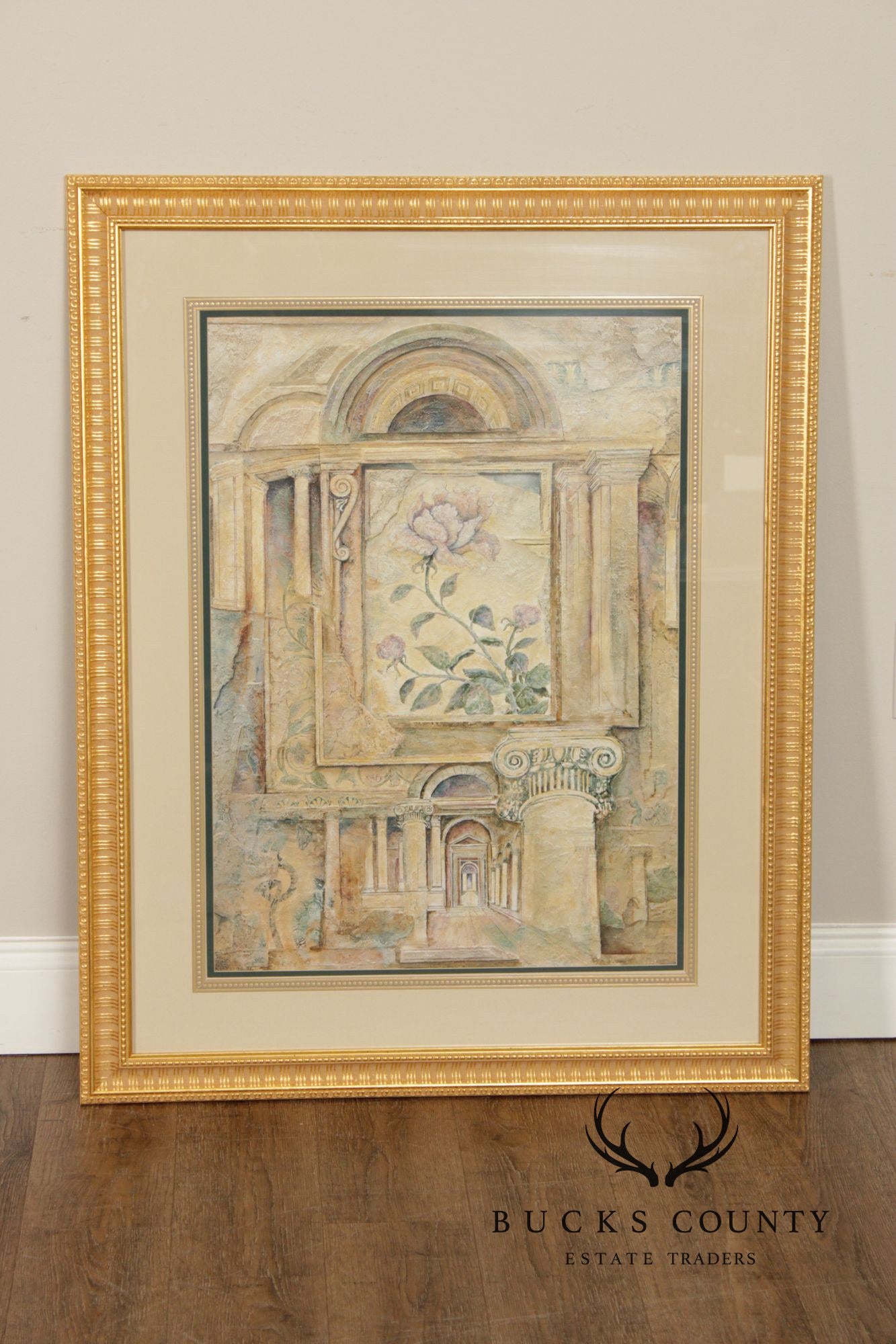 Arnold Iger Surrealist Style Framed Print, 'Imperial Peony'